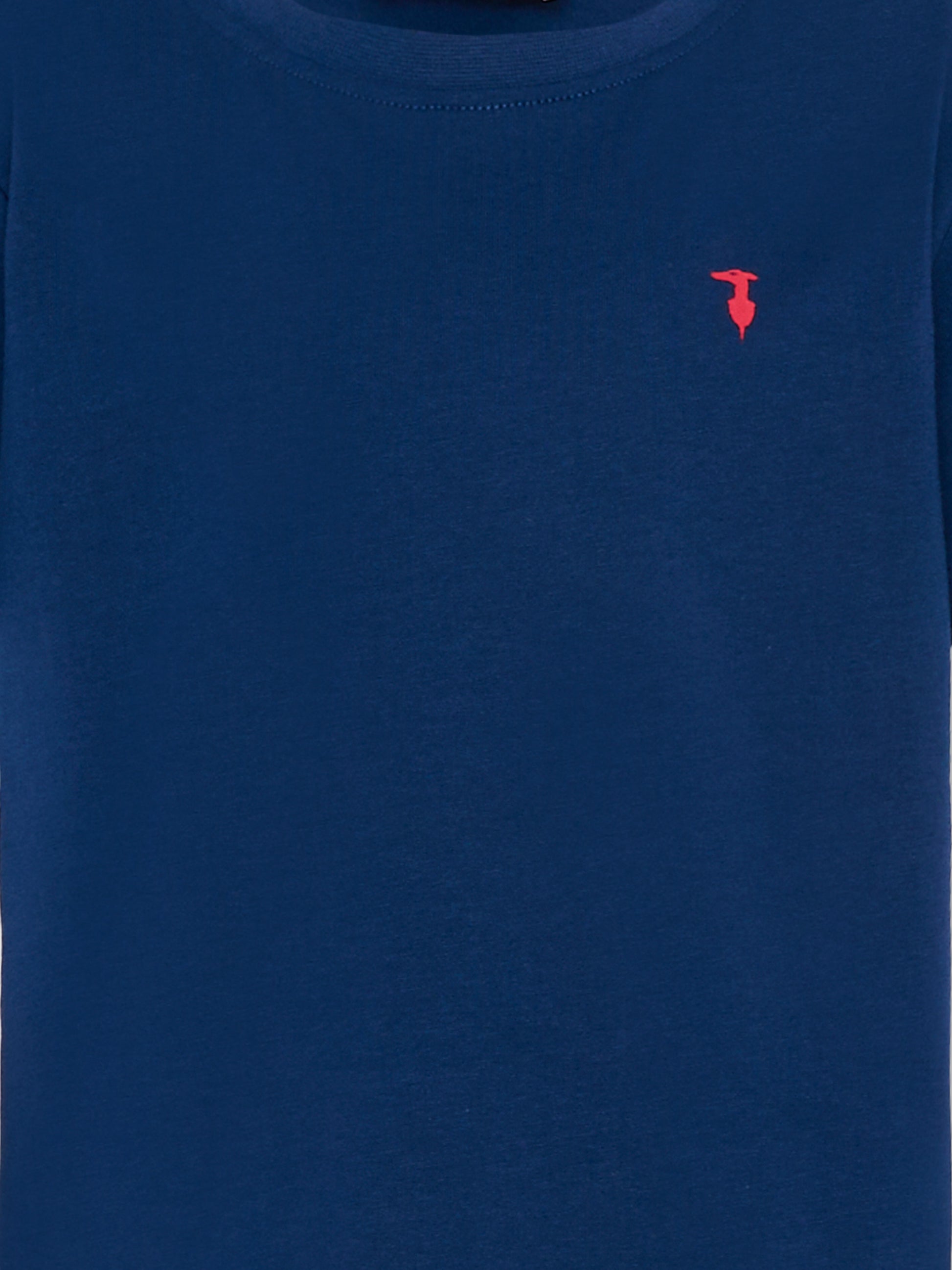T-shirt blu per bambino con logo,Trussardi Junior,TBP26002TS BLUE ESTATE