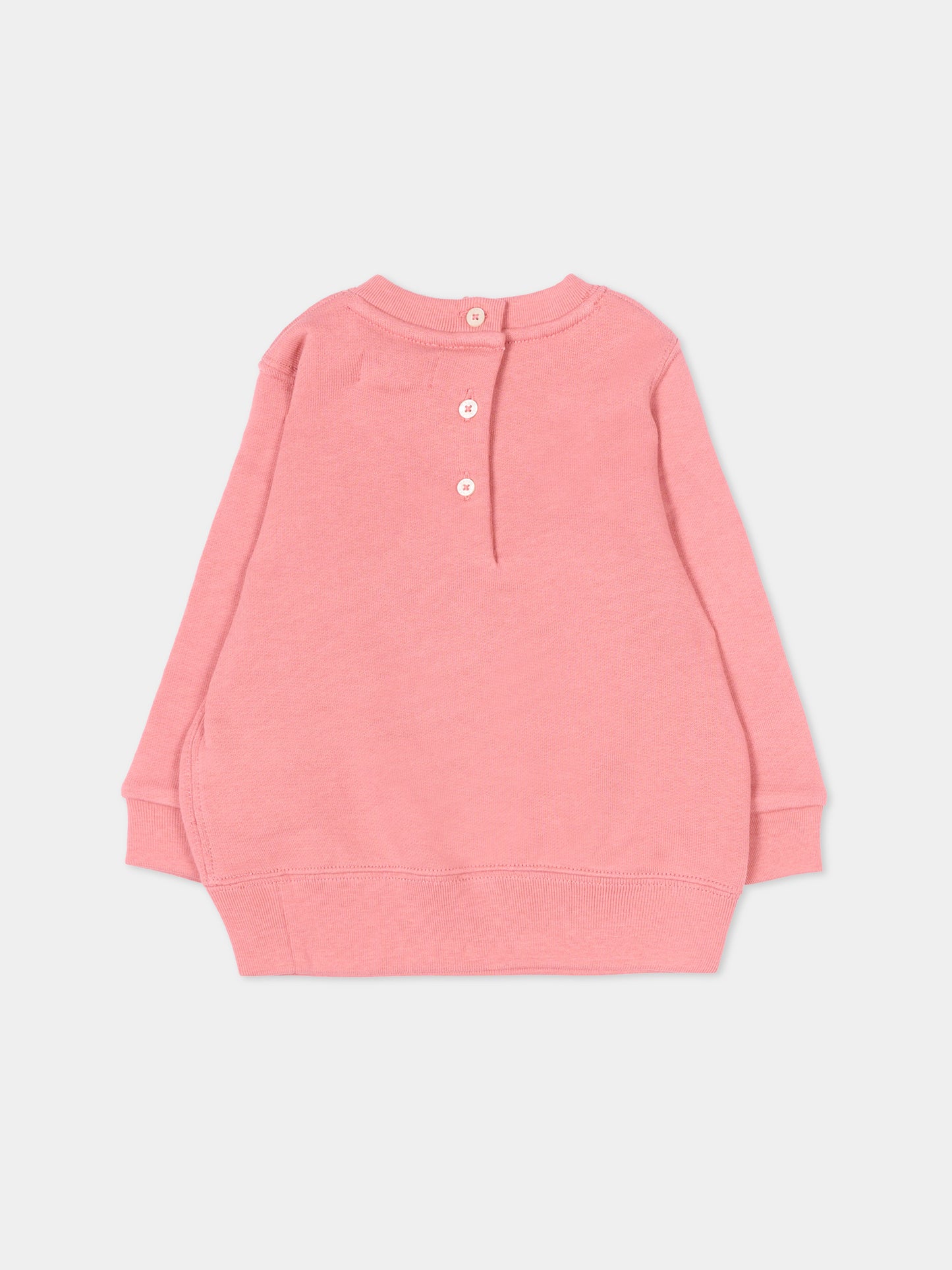 Felpa rosa per neonata con Polo Bear,Ralph Lauren Kids,B15228001