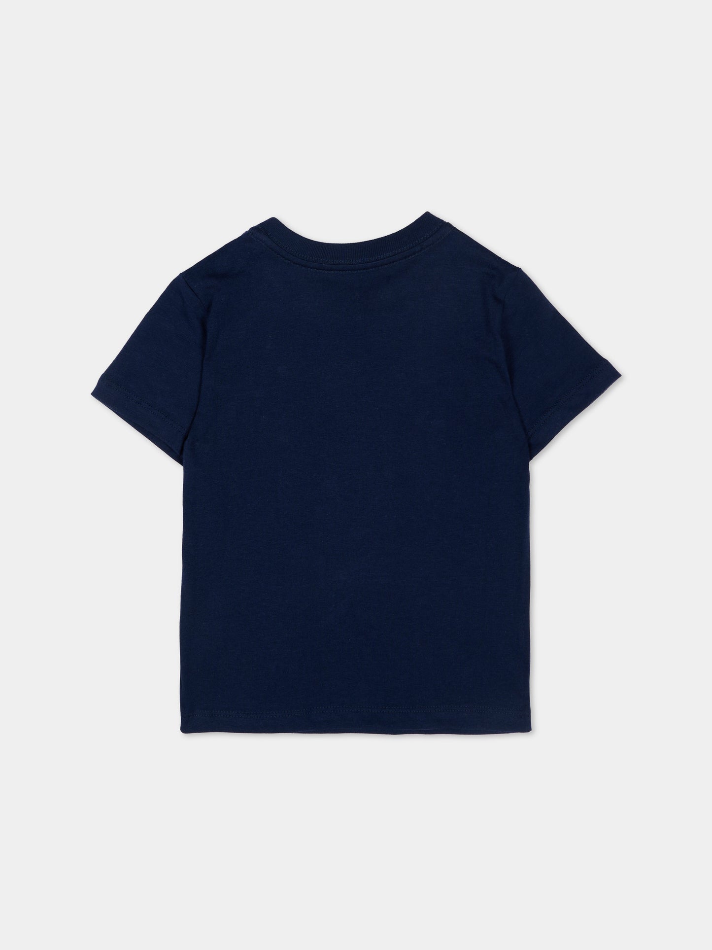 T-shirt blu Polo Bear per neonato,Ralph Lauren Kids,A12428001