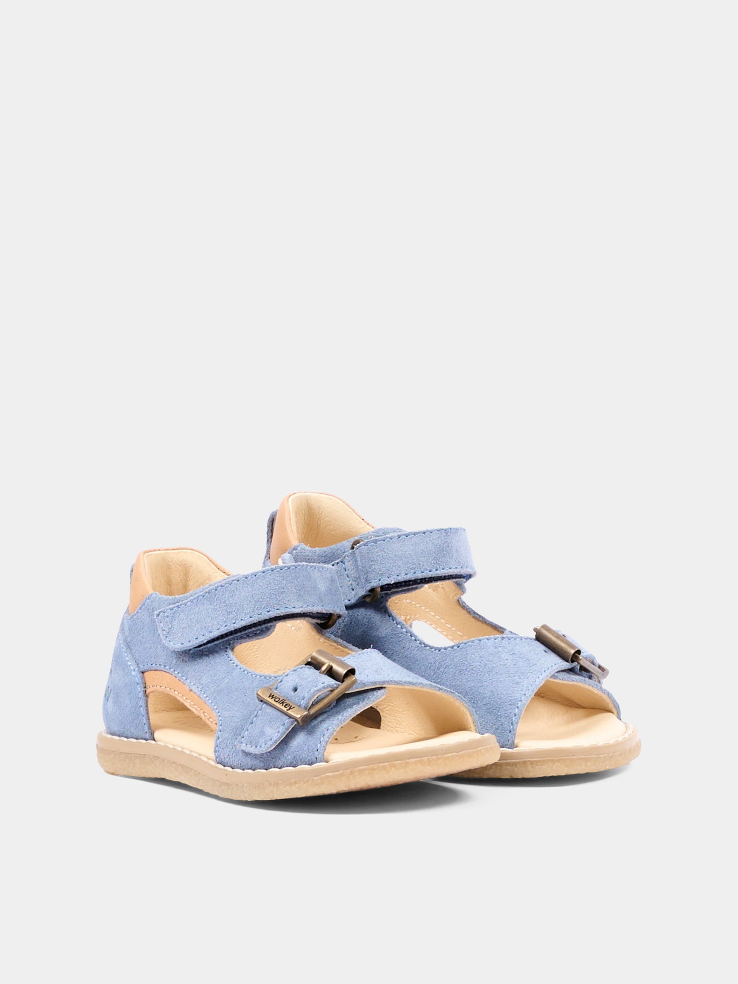 Sandali denim per bambino in suede,Walkey,Y1B2 44053 1877A834