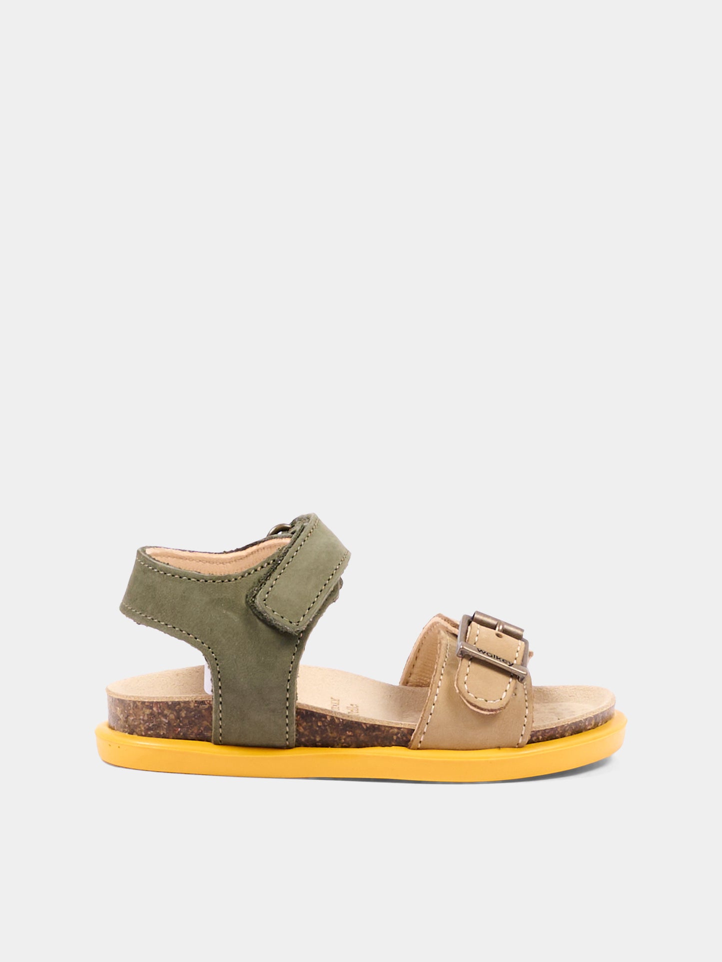 Sandali beige per bambino bicolore,Walkey,Y1B2 44067 0124A840