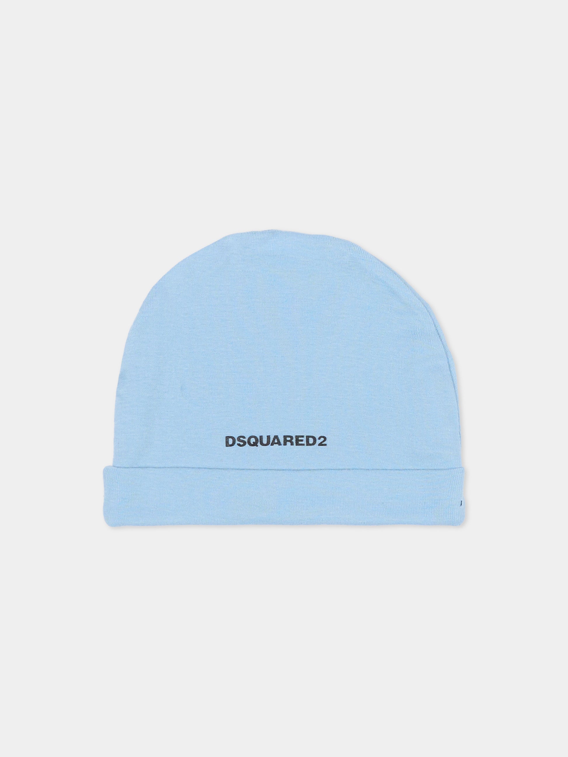 Set body azzurro per neonato con logo,Dsquared2,DQ2876 D0A8U DQ814