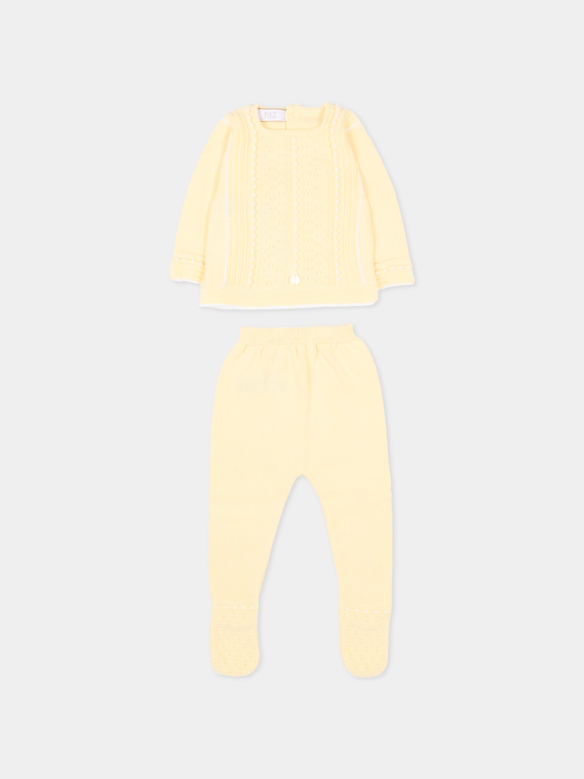 Completo nascita giallo per neonati,Paz Rodríguez,103 123522 0501 H82