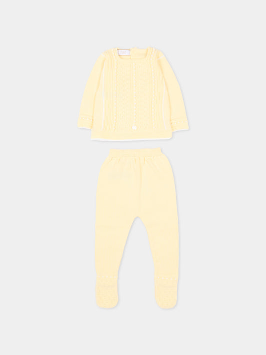 Completo nascita giallo per neonati,Paz Rodríguez,103 123522 0501 H82