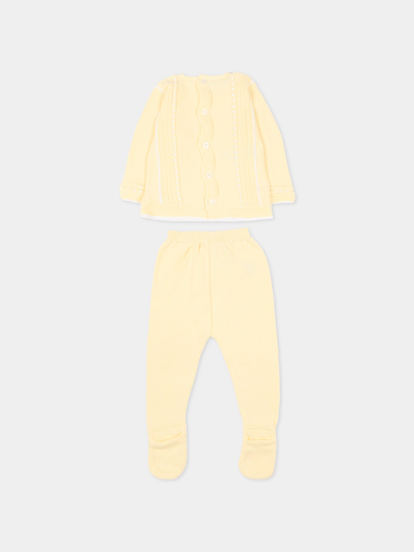 Completo nascita giallo per neonati,Paz Rodríguez,103 123522 0501 H82