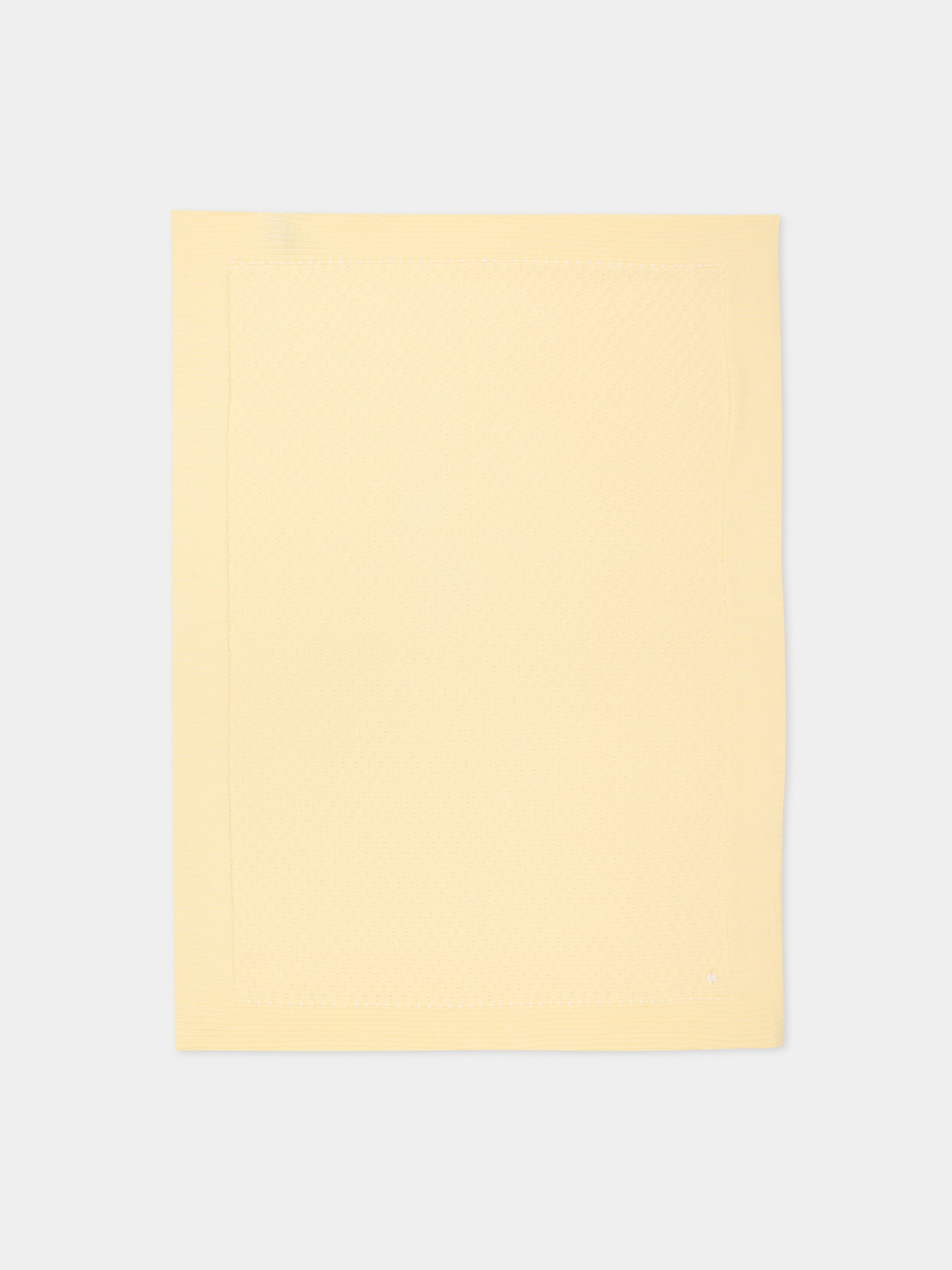 Coperta gialla in tricot per neonati,Paz Rodríguez,031 123521 0501 H82