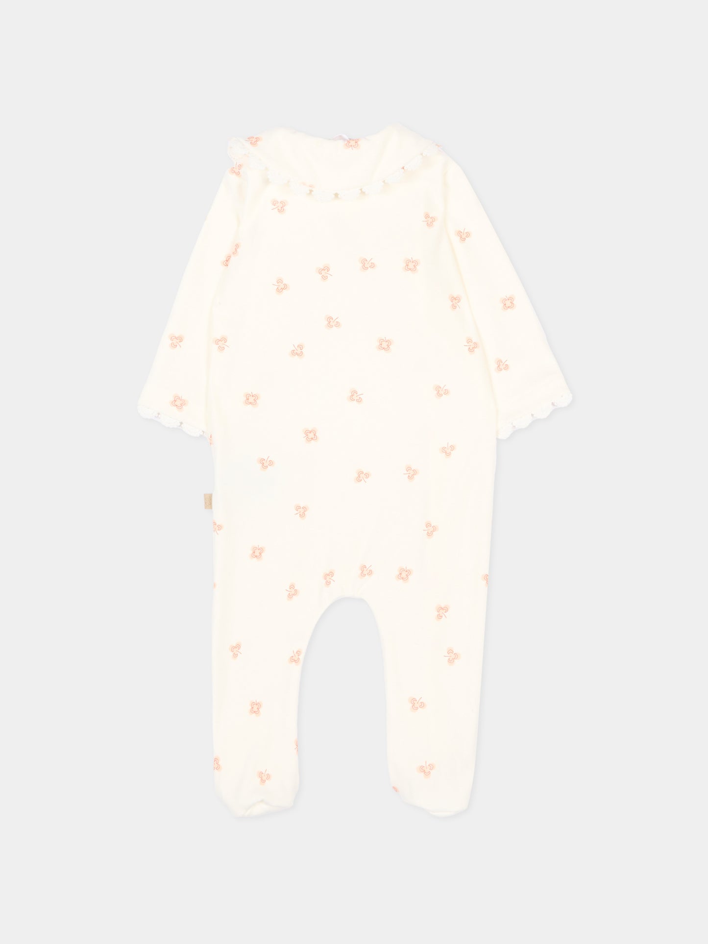 Tutina avorio per neonati Lucky Leaves,Bamboom,1134TE00074 LUCKY LEAVES