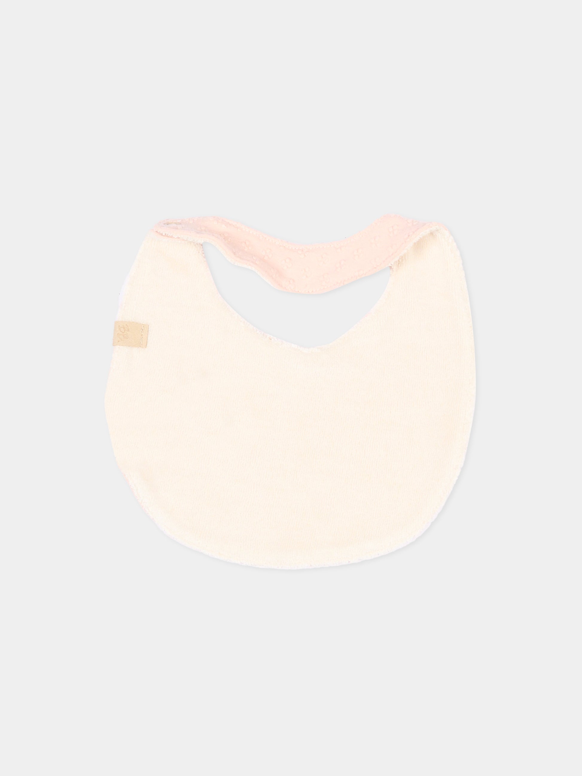 Bavaglino rosa per neonata,Bamboom,1154TE00073 PINK BLOOM