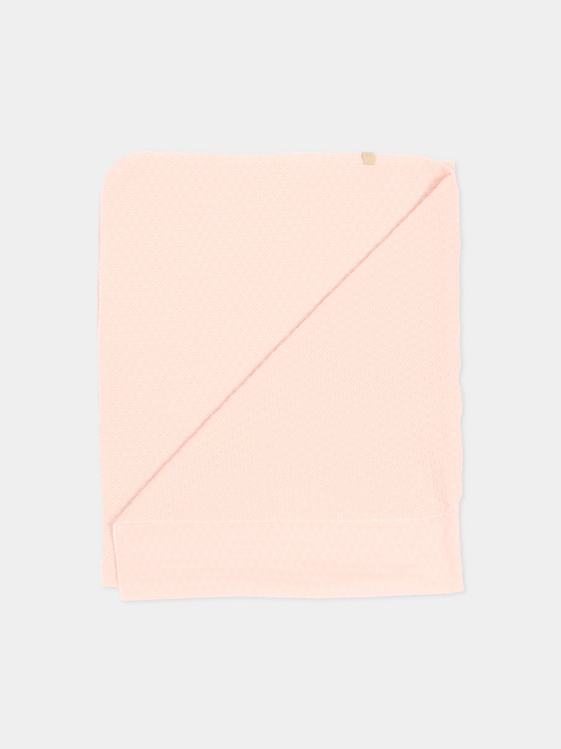 Coperta rosa per neonata,Bamboom,1155TE00073 PINK BLOOM