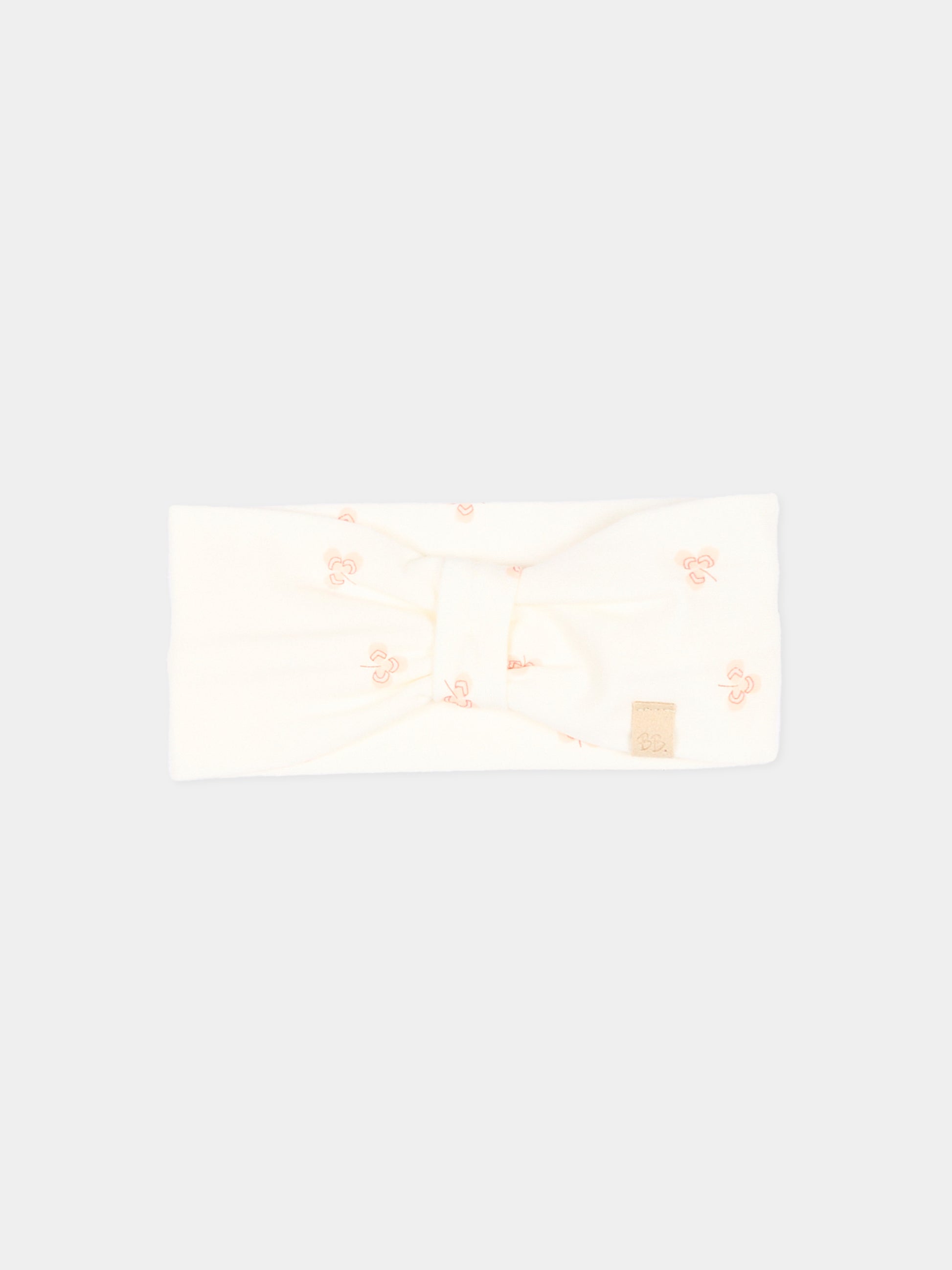 Fascia avorio Lucky Leaves per neonata,Bamboom,1157TE00074 LUCKY LEAVES