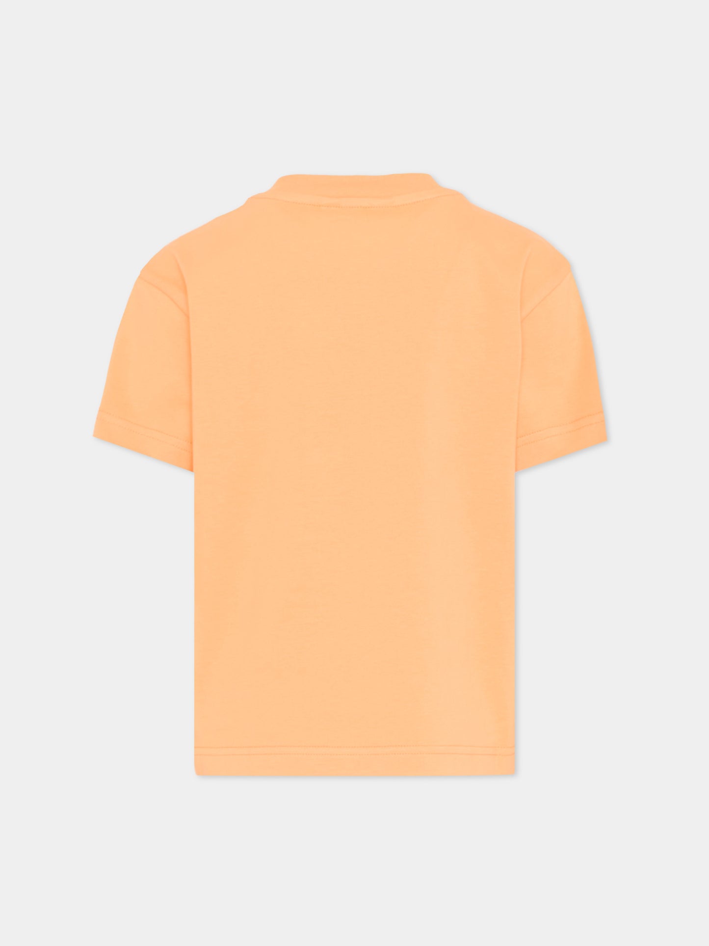 T-Shirt arancione teddy bear per bambini,Palm Angels,PBAA003S26JER001 030