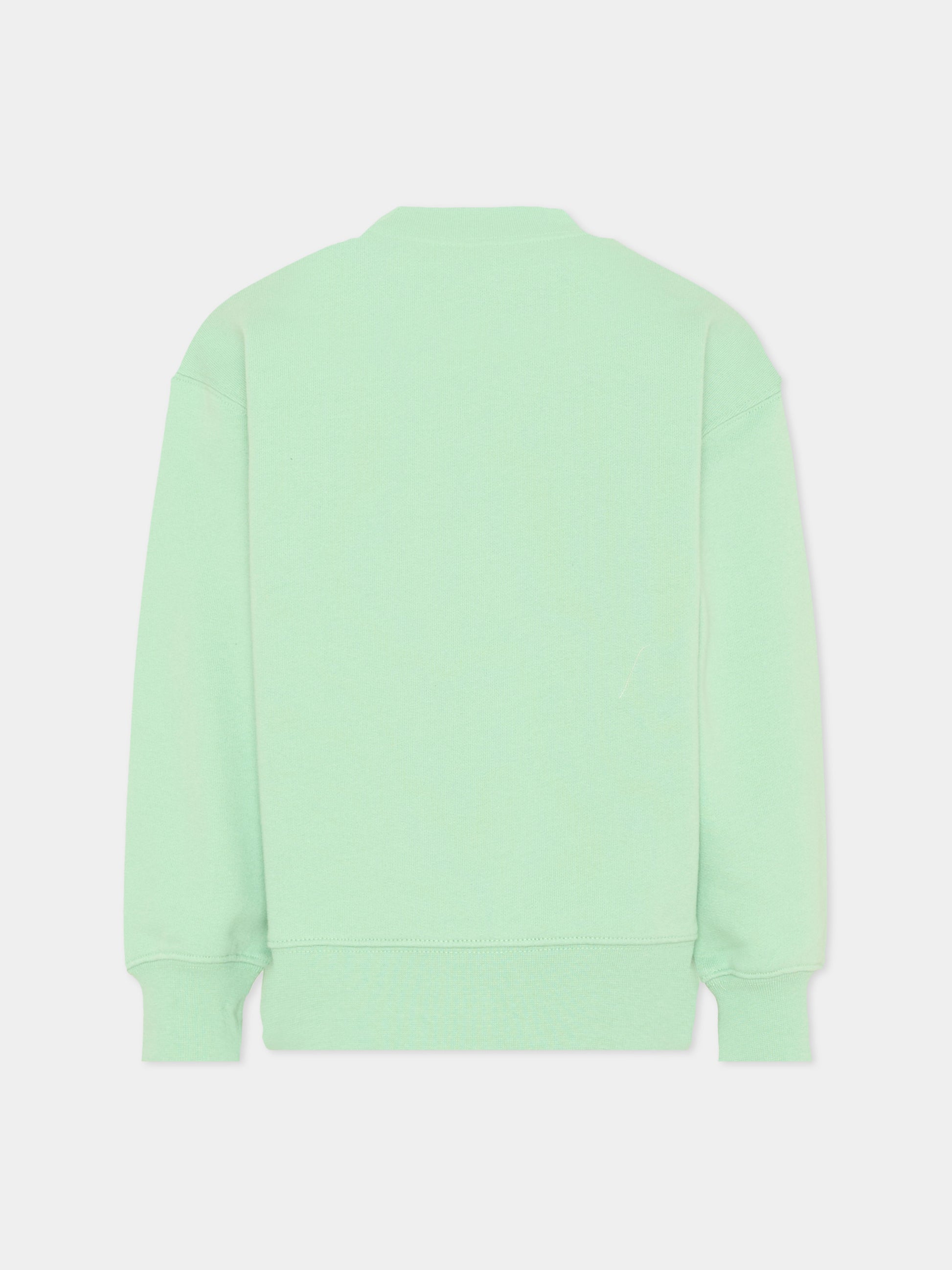 Felpa verde Palm Angels per bambini teddy bear,Palm Angels,PBBA012S26FLE002 080