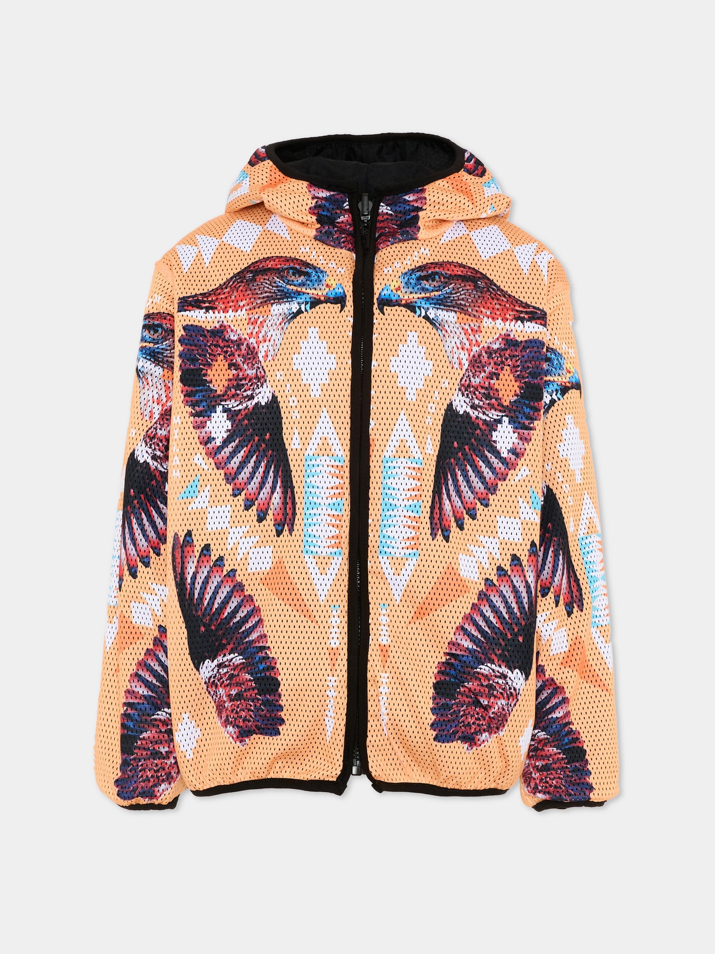 Giacche a vento arancione per bambino,County Of Milan Kids,S6CMJBJK058 270