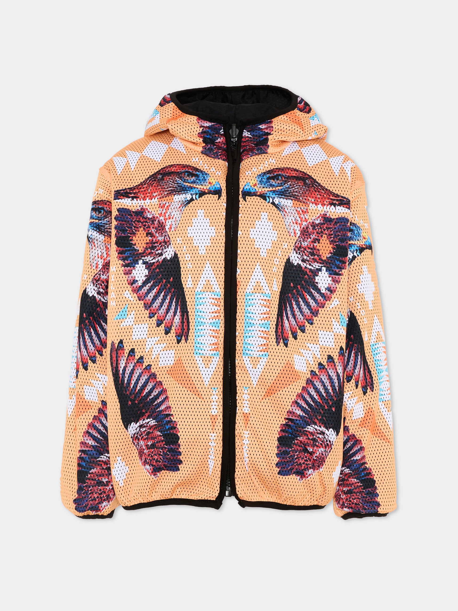 Giacche a vento arancione per bambino,County Of Milan Kids,S6CMJBJK058 270