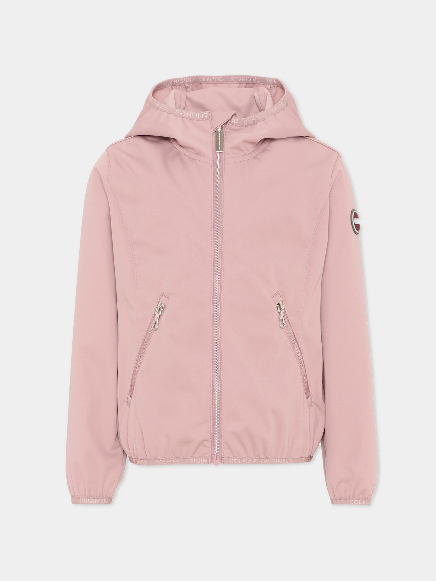 Giacche a vento rosa per bambina con logo,Colmar Originals Kids,3968A 6ZB 756