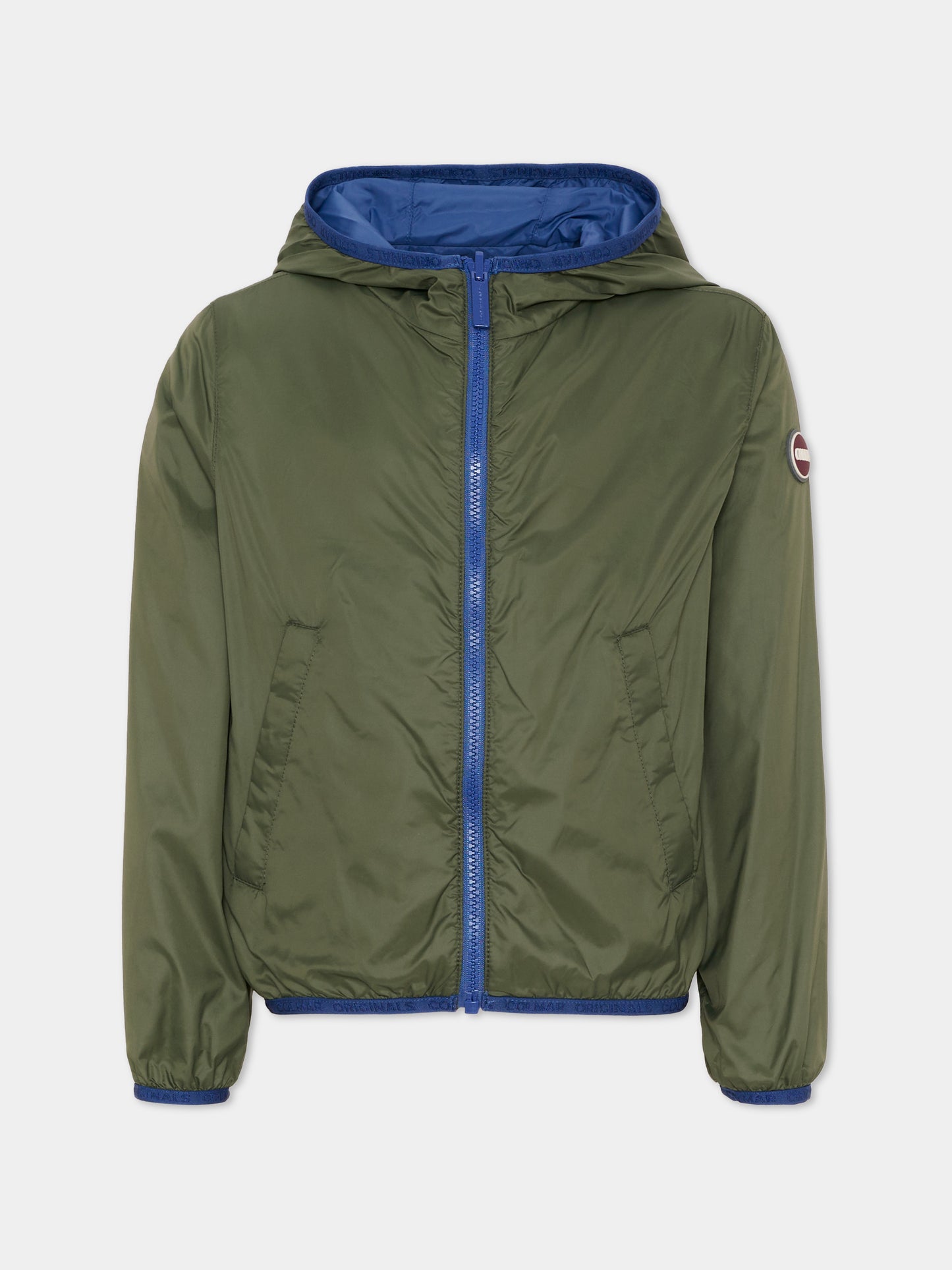 Giacca a vento blu per bambino con logo,Colmar Originals Kids,3906A 8VX 432