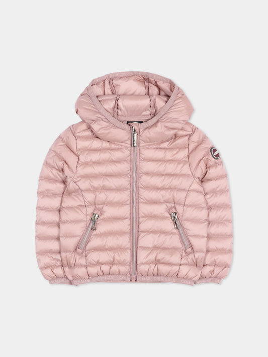 Piumino rosa per neonata con logo,Colmar Originals Kids,3490N 9VX 756