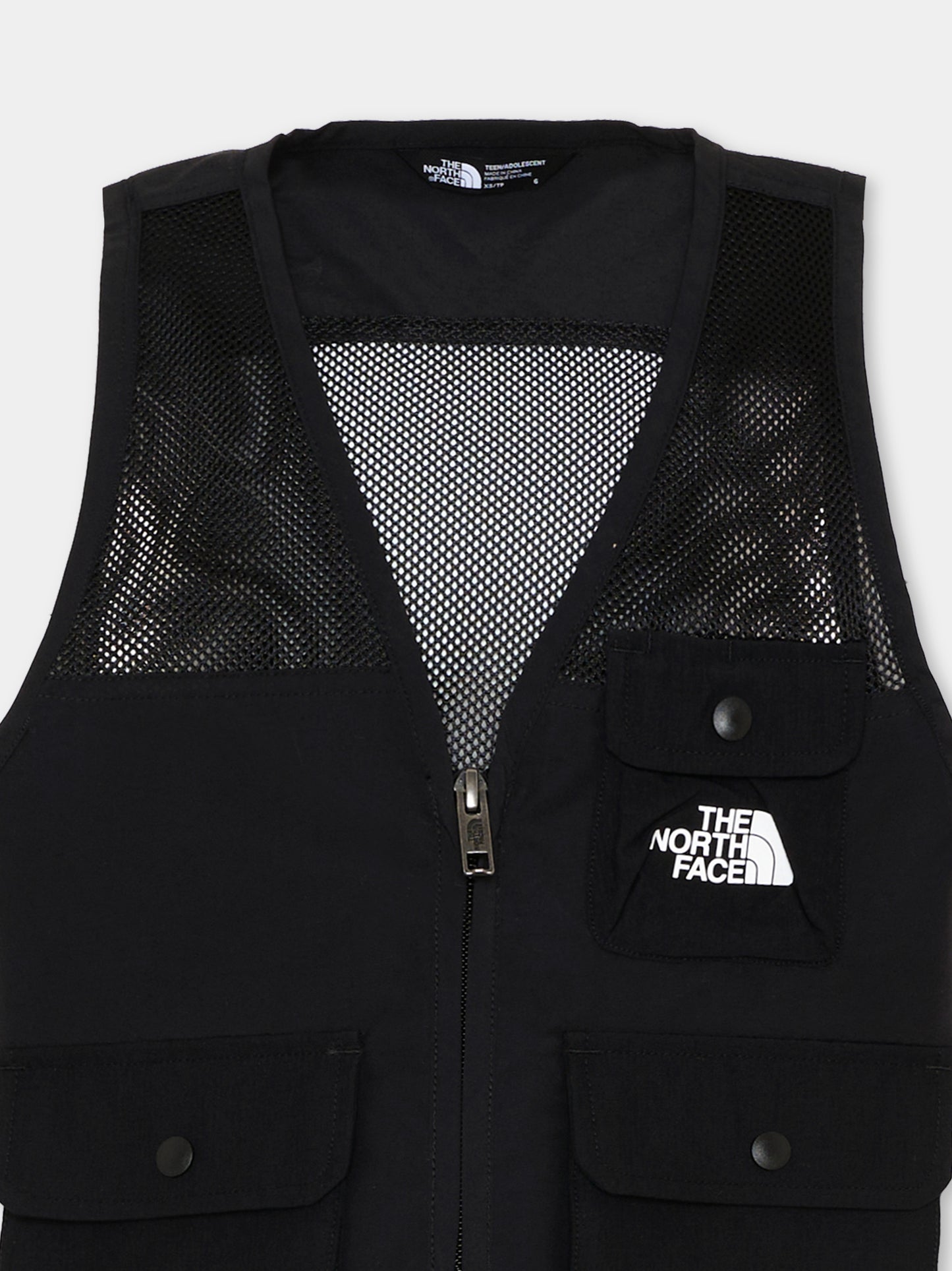 Gilet nero per bambini con logo,The North Face Kids,NF0A8G3BJK31