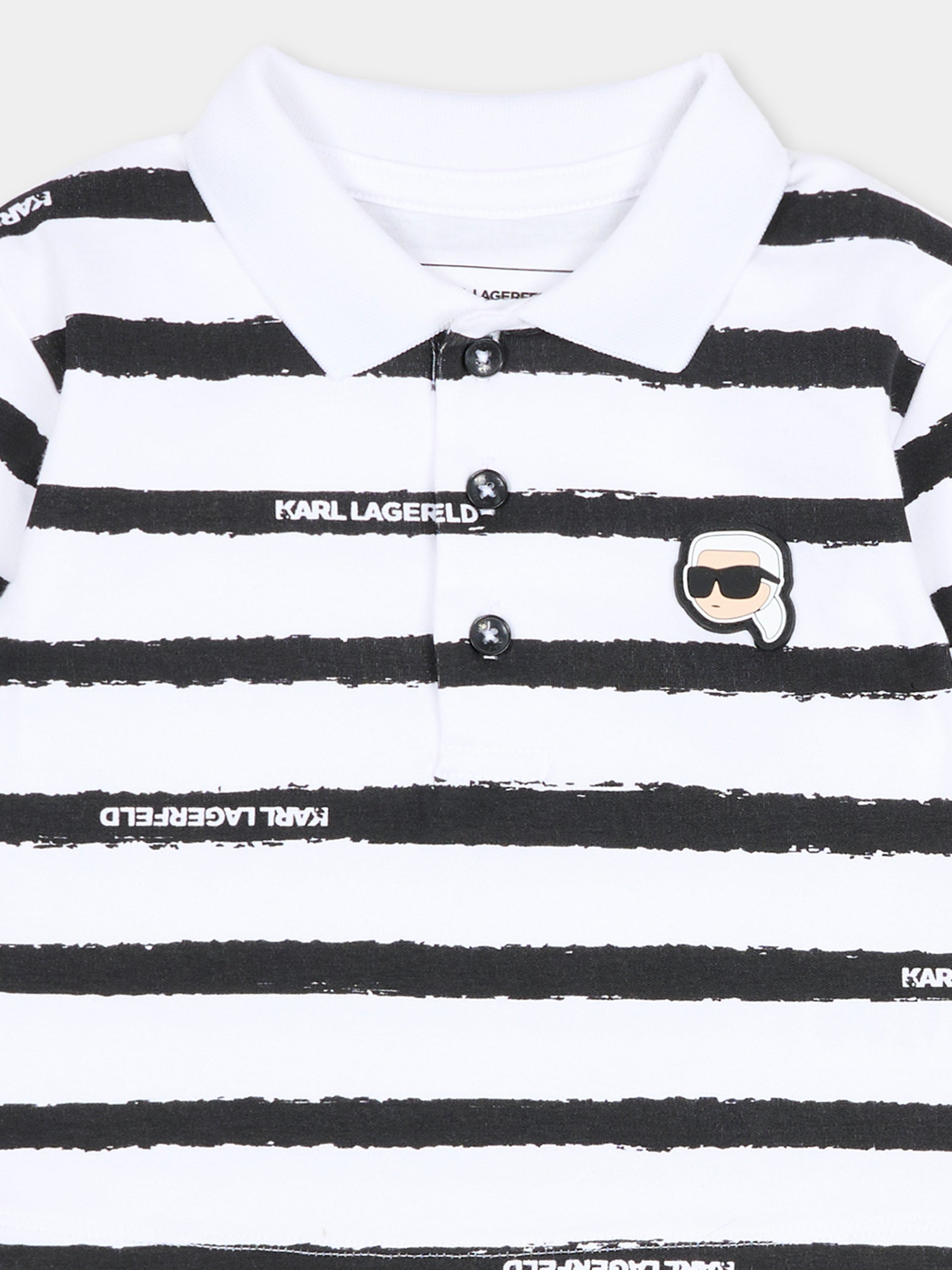 Completo multicolor per neonato con patch Karl Lagerfeld,Karl Lagerfeld Kids,Z31068 10P