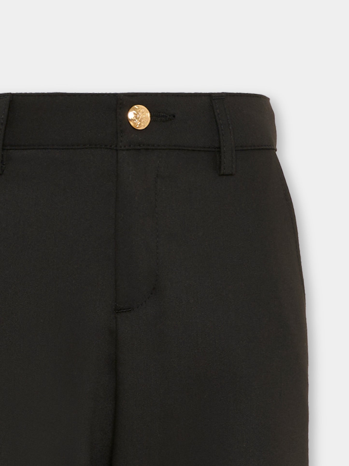 Pantaloni neri per bambino con logo,Philipp Plein Junior,S6PHJBPA079 110