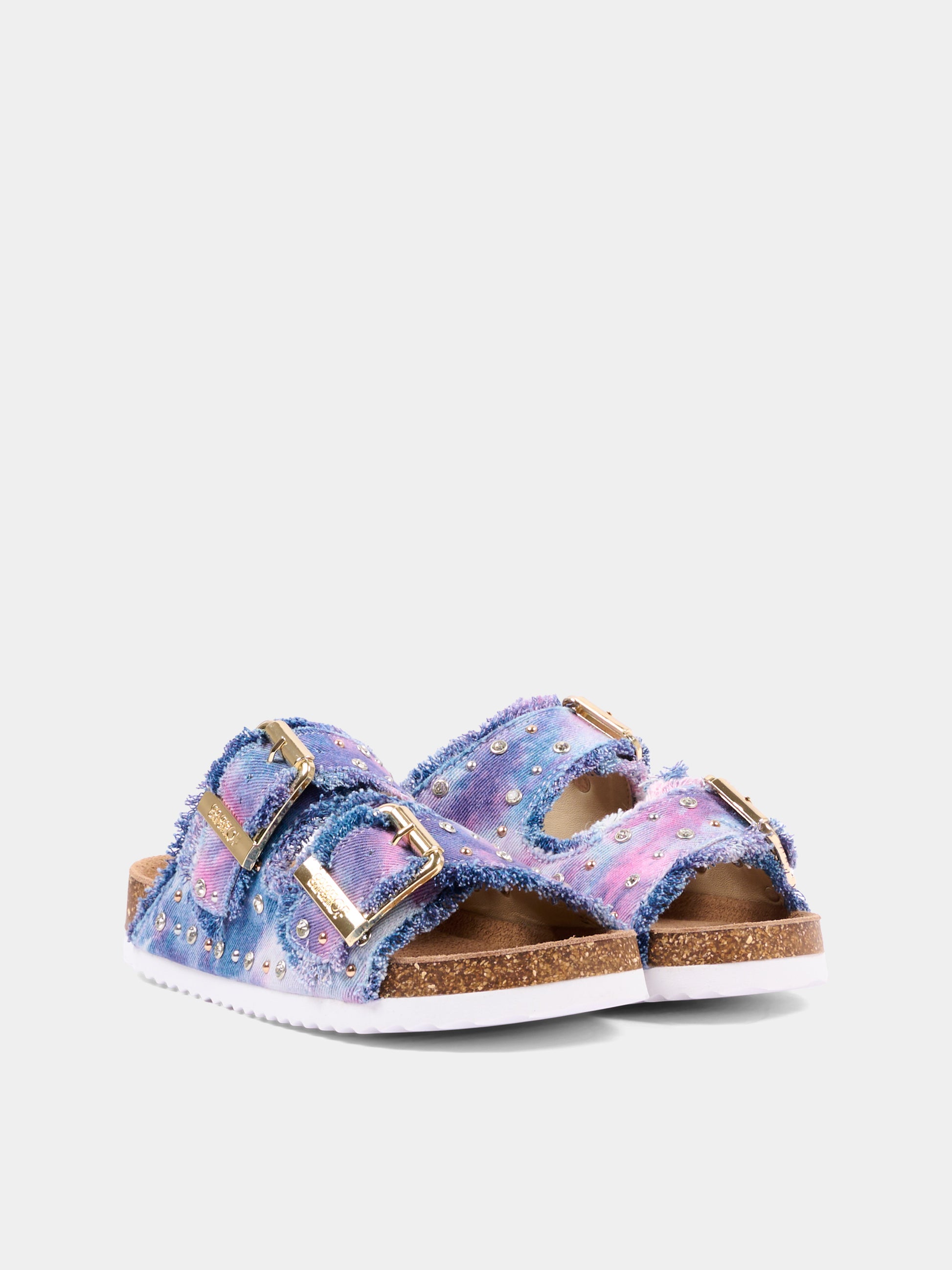 Sandali denim tie-dye per bambina,Colors Of California,HC 2409N PINKN