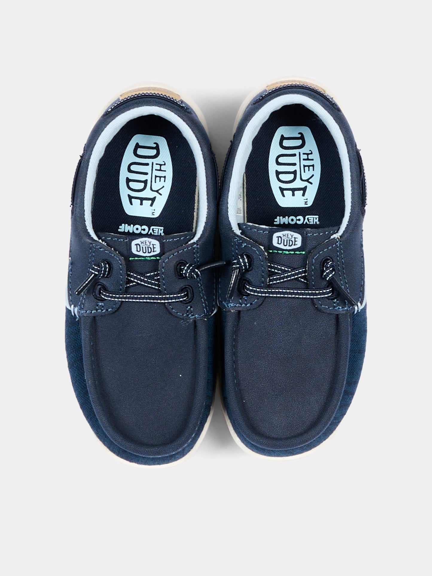 Mocassini blu Wells Y Classic per bambino,Hey Dude,45076 410 HDY1