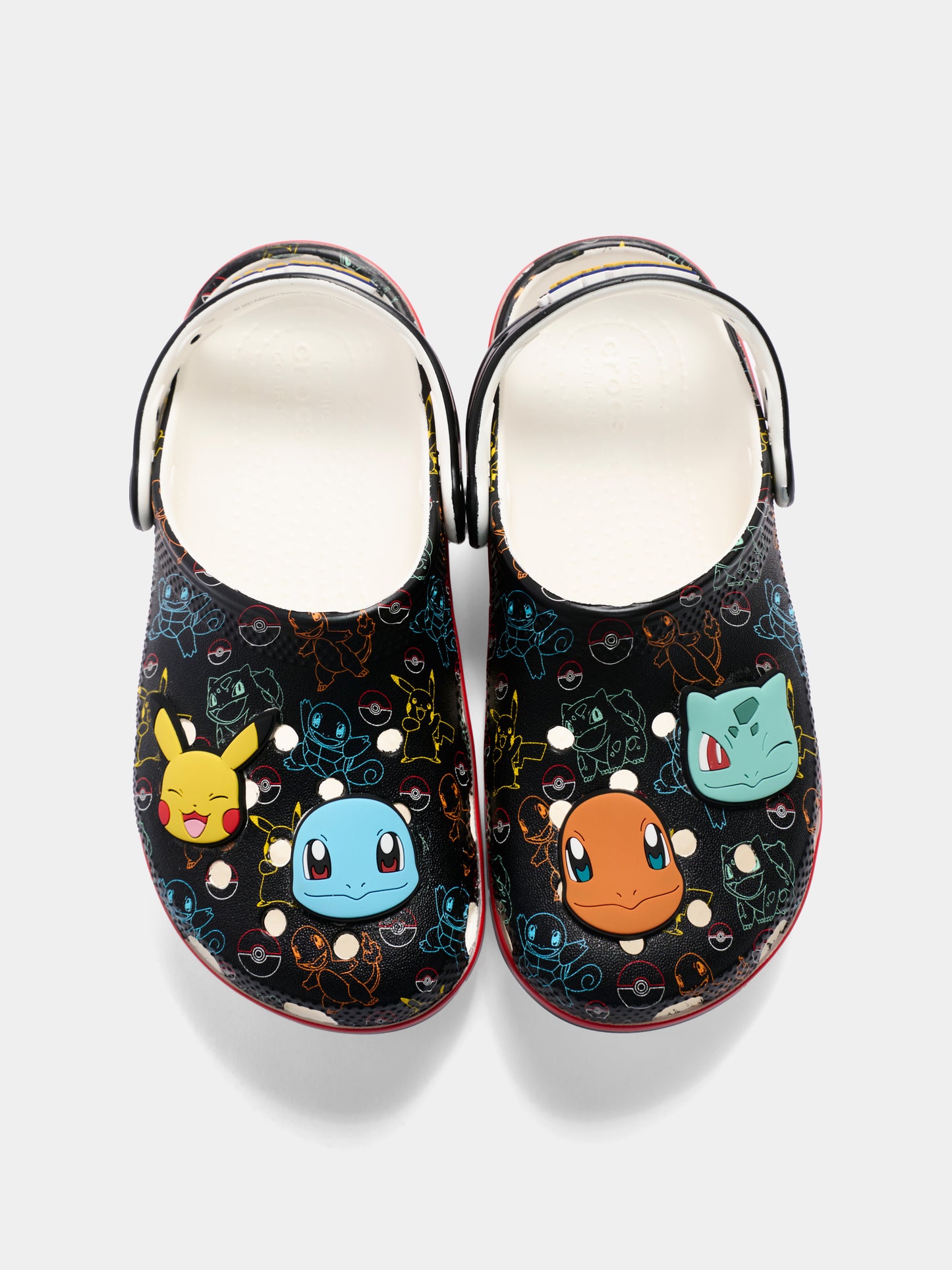 Sabot nero per bambini con Pokémon