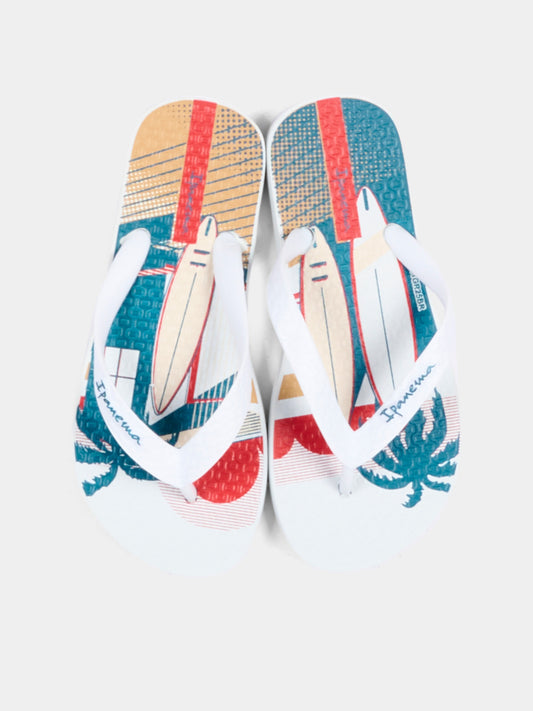 Infradito multicolor per bambino con stampa,Ipanema,83755 BL974 K2 GR