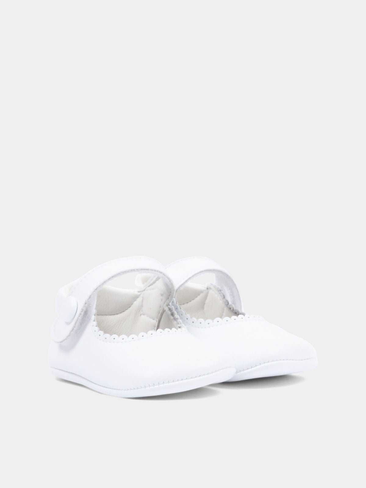 Ballerine bianche per neonata