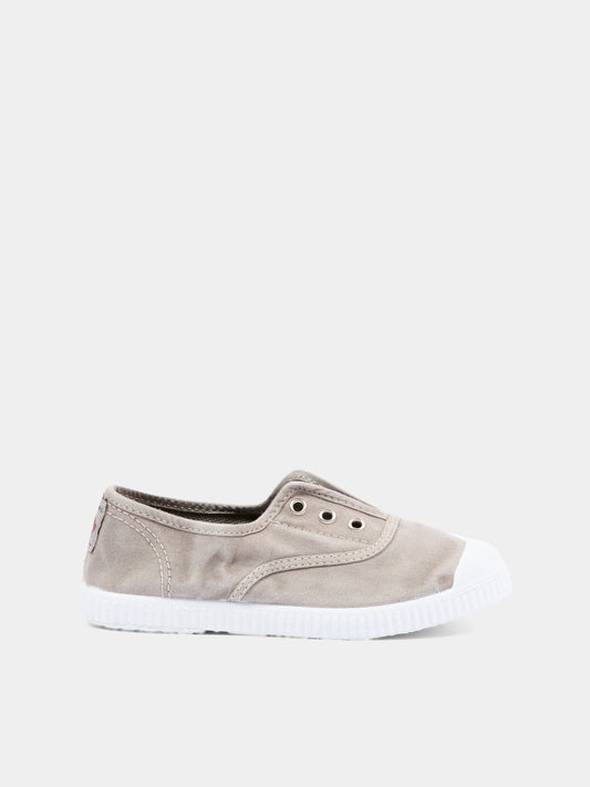 Sneakers basse grigie per bambini,Pisamonas,1105 GRIS