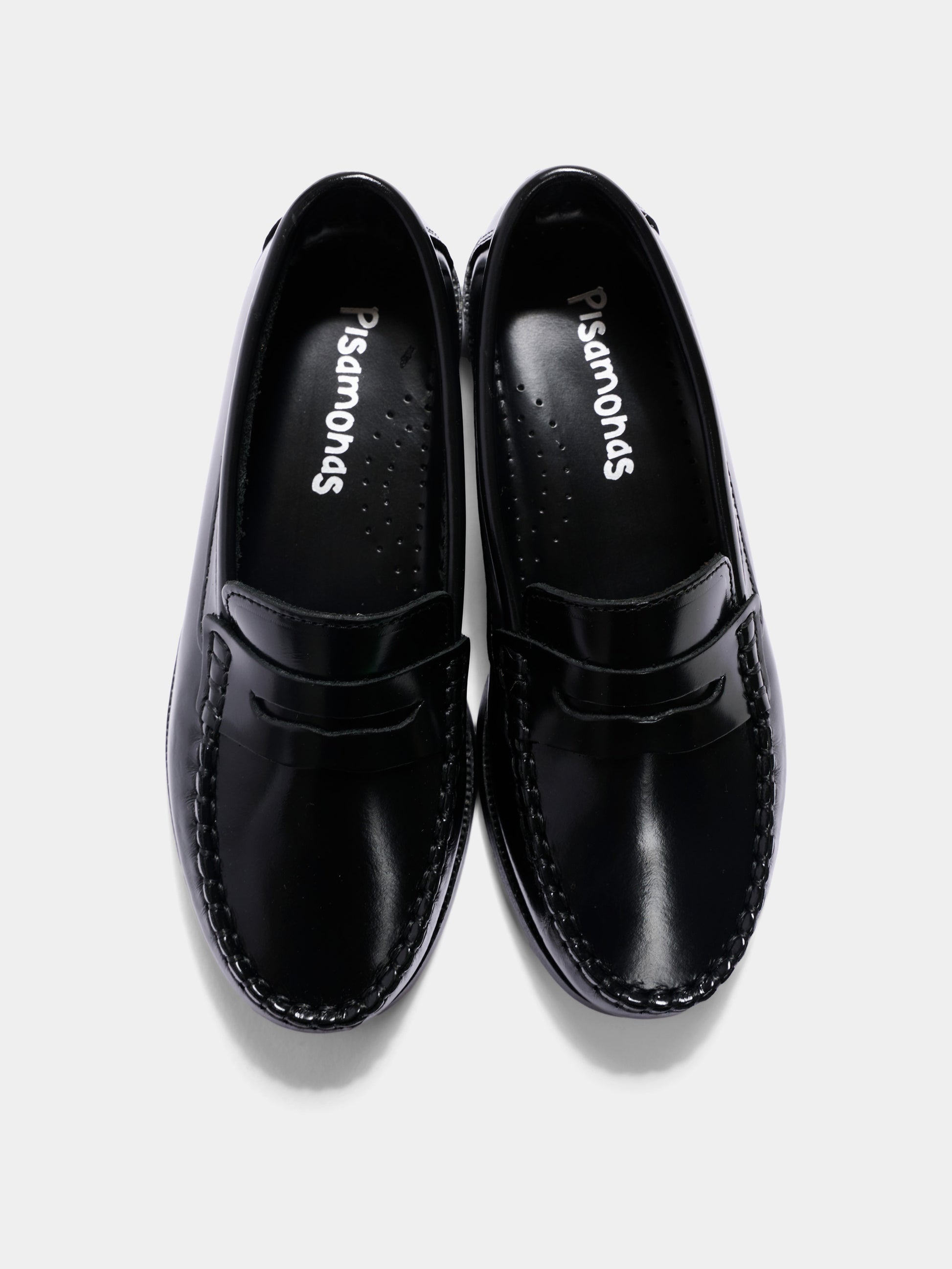 Mocassini neri per bambino,Pisamonas,1447 NEGRO