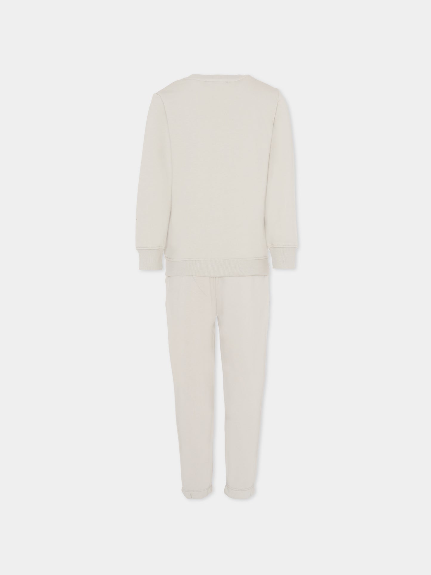 Completo grigio per bambino con logo,Richmond,RBA25002CF BLUE VAPOR