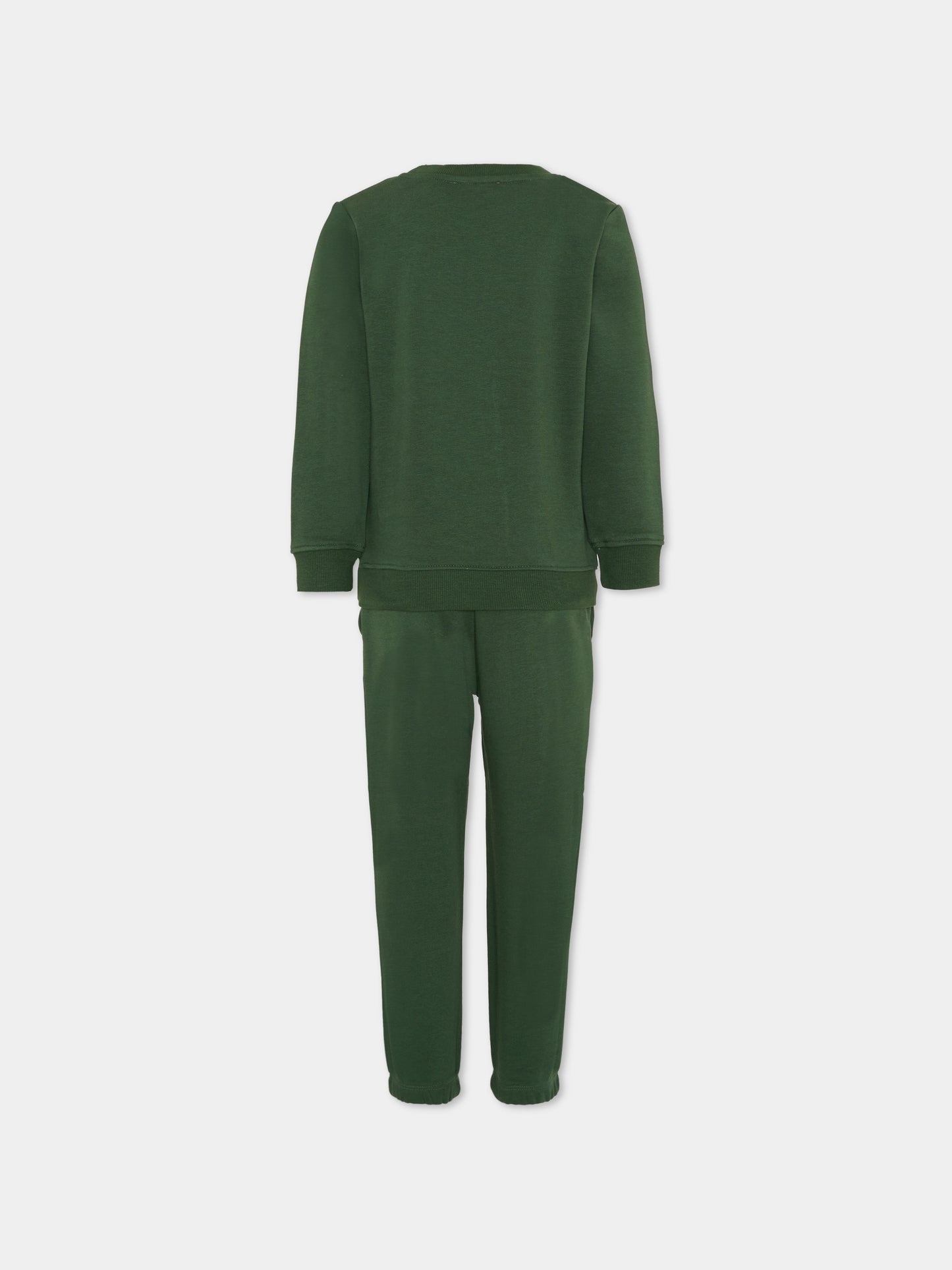 Completo verde per bambino con logo,Richmond,RBA25002CF FOREST NIGHT