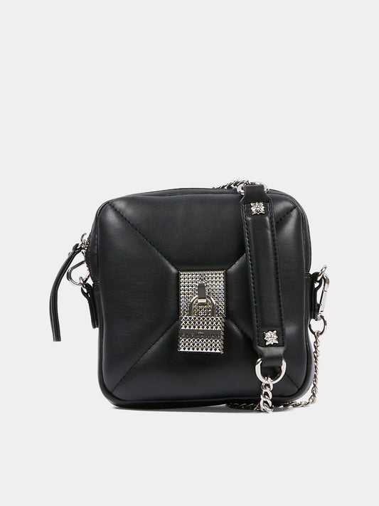 Borsa nera per bambina con lucchetto,Richmond,RGA25022BO BLACK