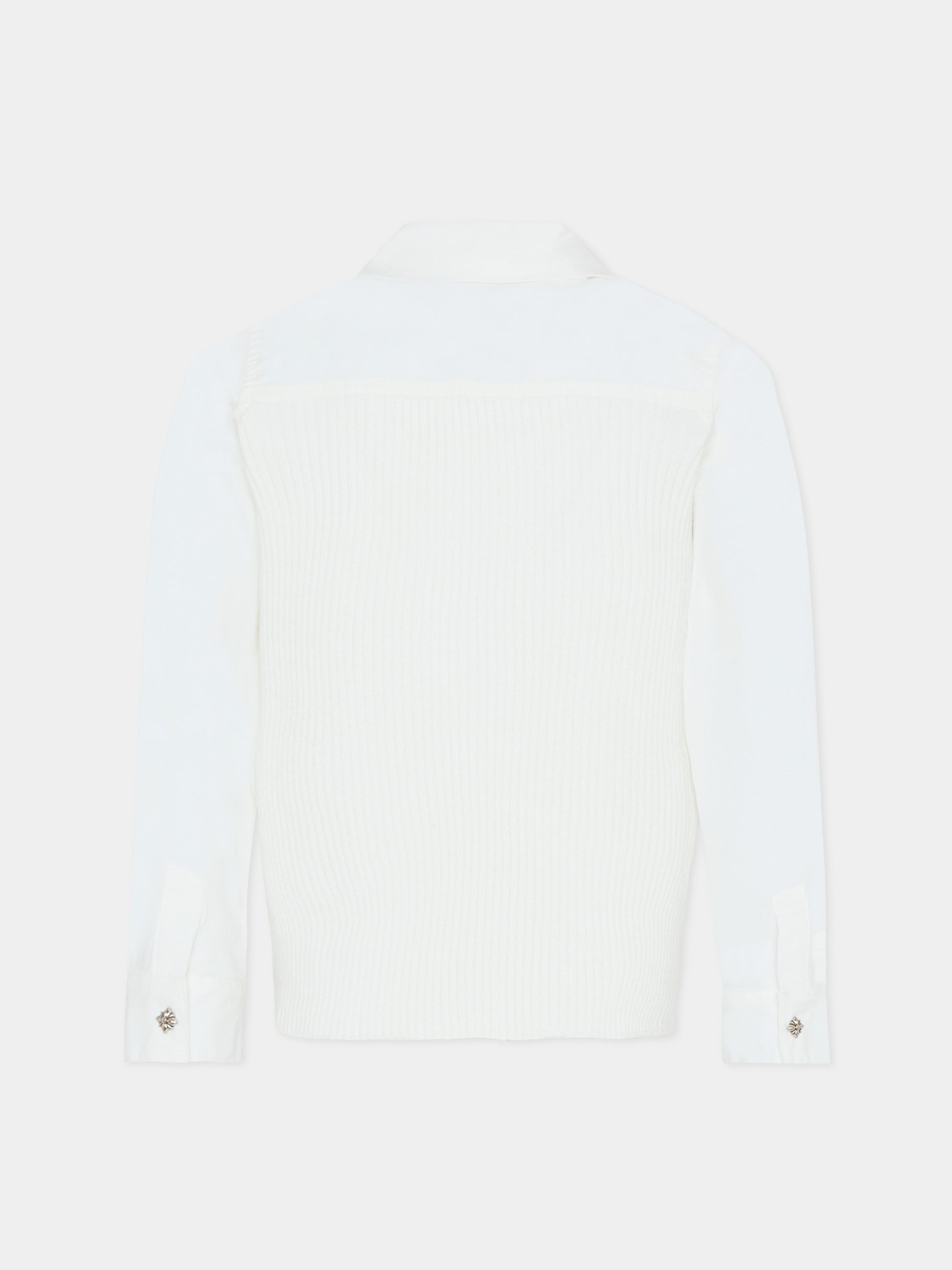 Camicia avorio per bambina,Richmond,RGA25234CA WHITE