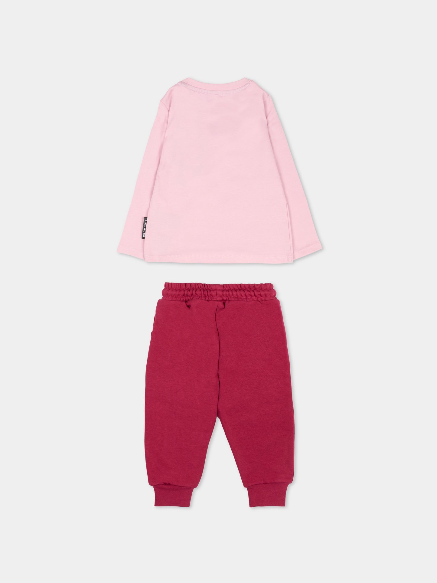 Completo lilla per neonata con logo,Richmond,RIA25001CJ ORCHID ICE