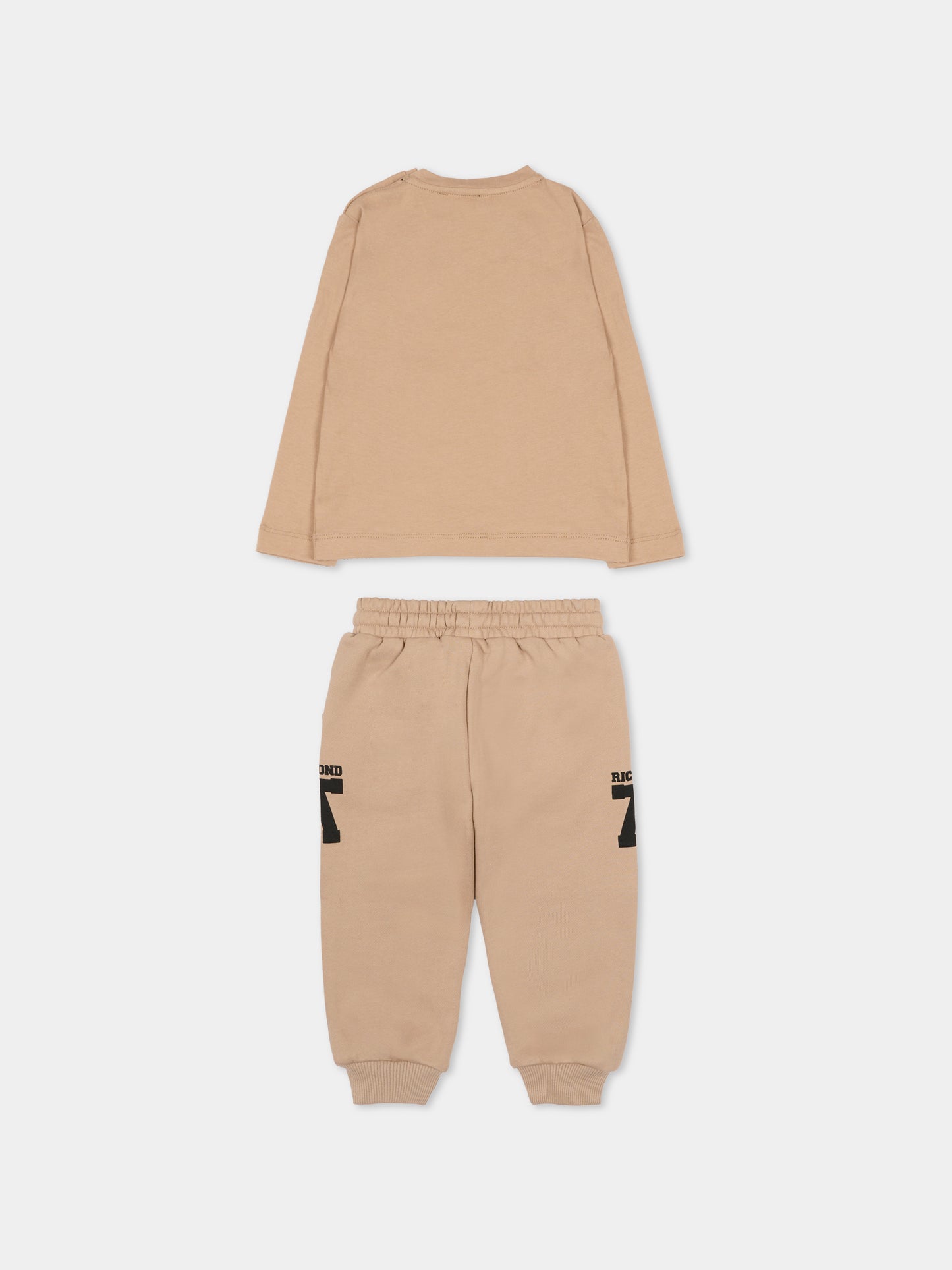 Completo beige per neonato con logo,Richmond,RIA25056CJ TRENCH COAT