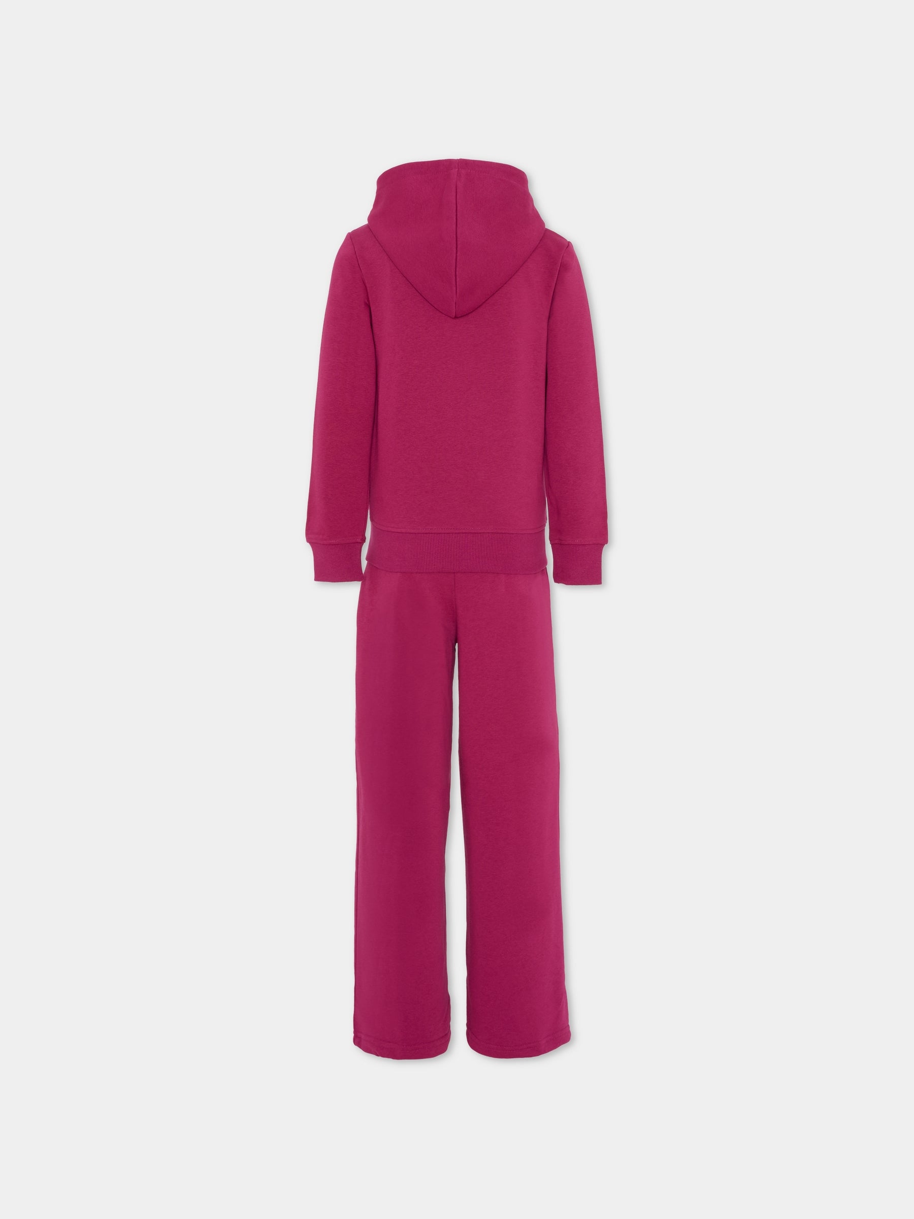 Completo viola per bambina con logo,Trussardi Junior,TGA25009CF BOYSENBERRY