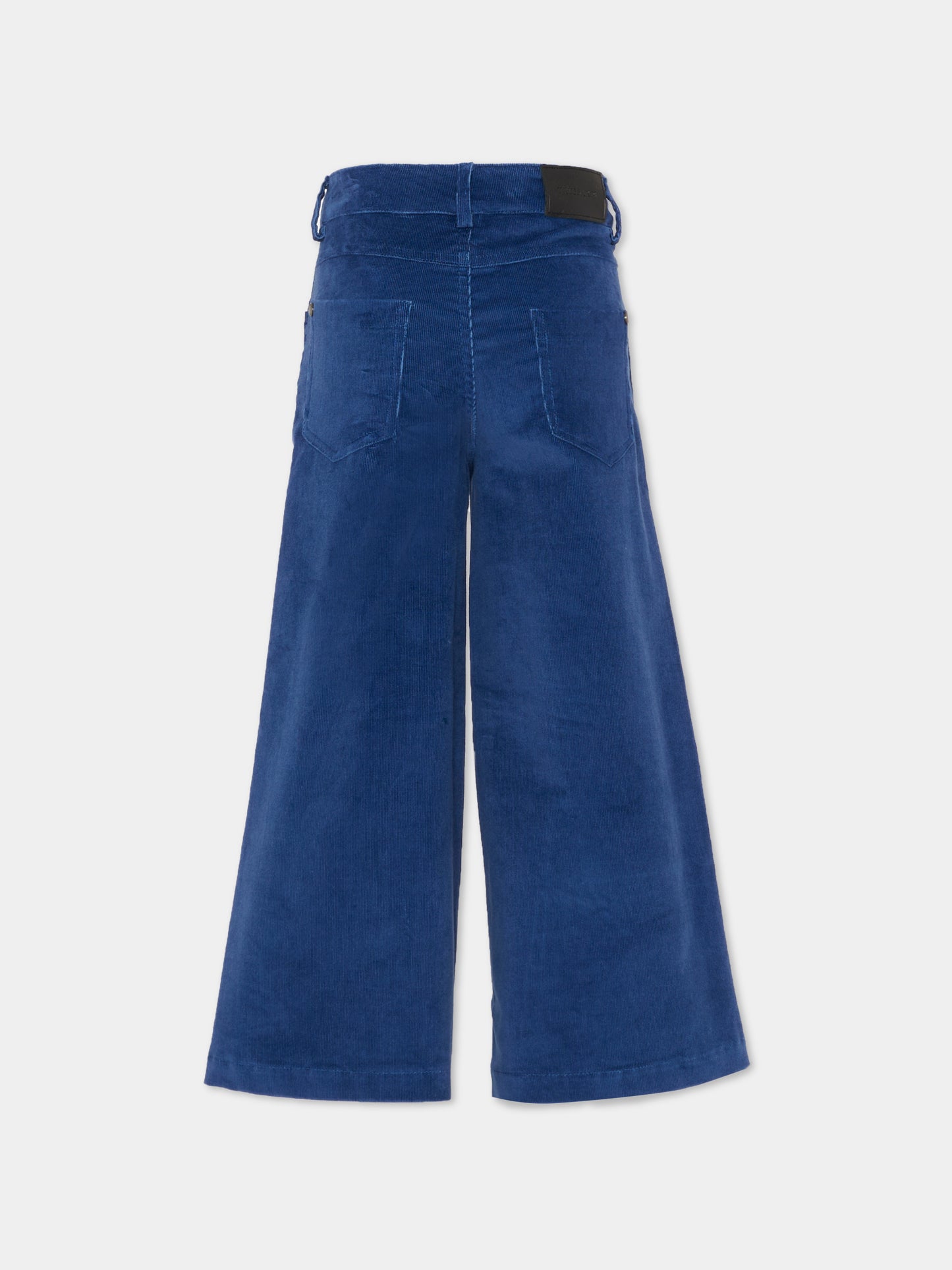 Pantaloni blu per bambina,Trussardi Junior,TGA25059PA PEACOAT