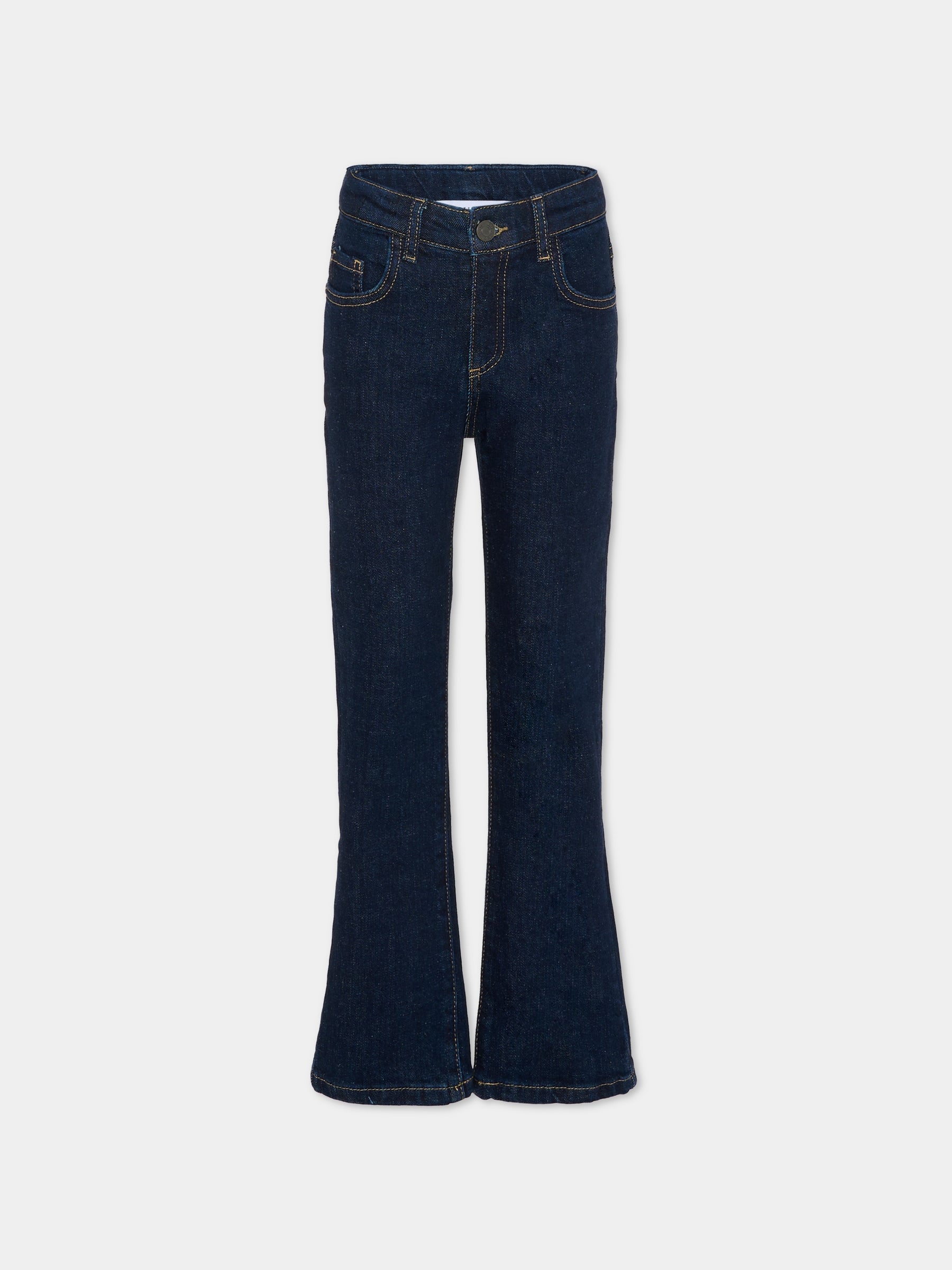 Jeans denim per bambina,Trussardi Junior,TGA25101JE DENIM BLUE DARK