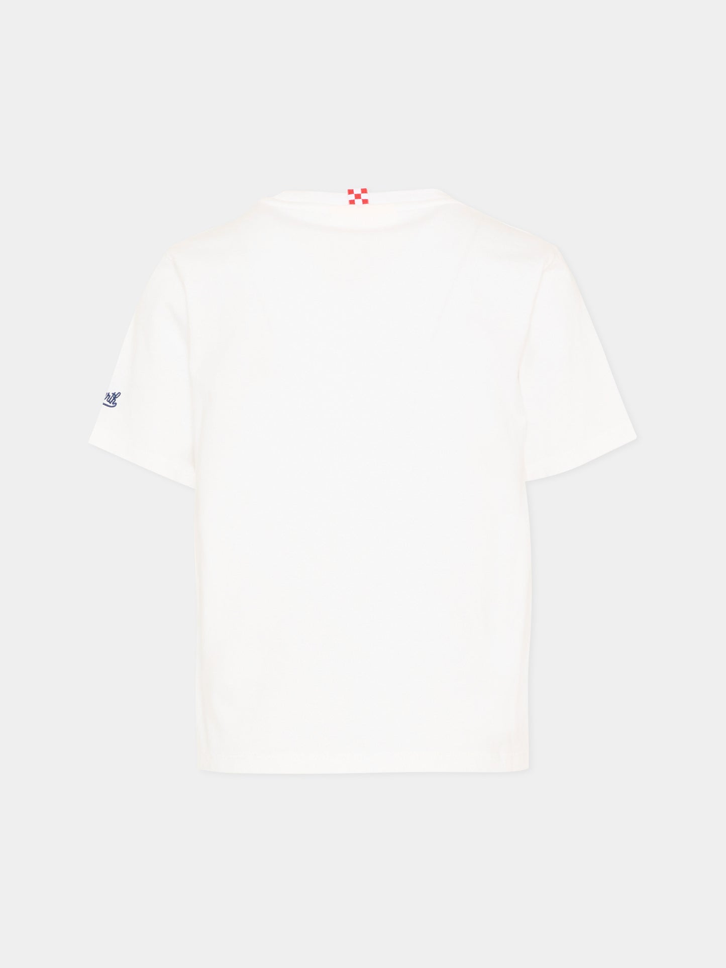 T-shirt bianca  Eddy  per bambino stampa pesce,Mc2 Saint Barth,EDD0001 02004L