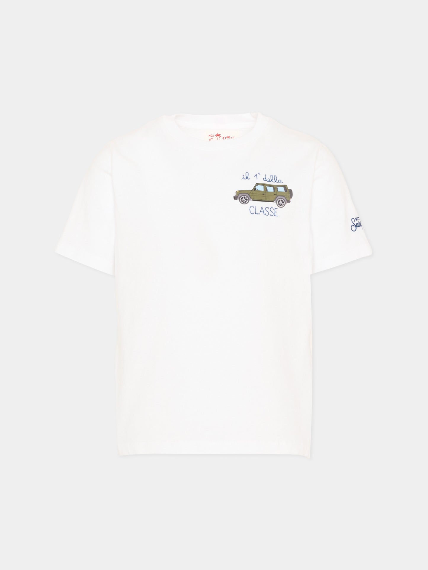 T-Shirt bianca Portofino Jr per bambino,Mc2 Saint Barth,POT0002 02974L