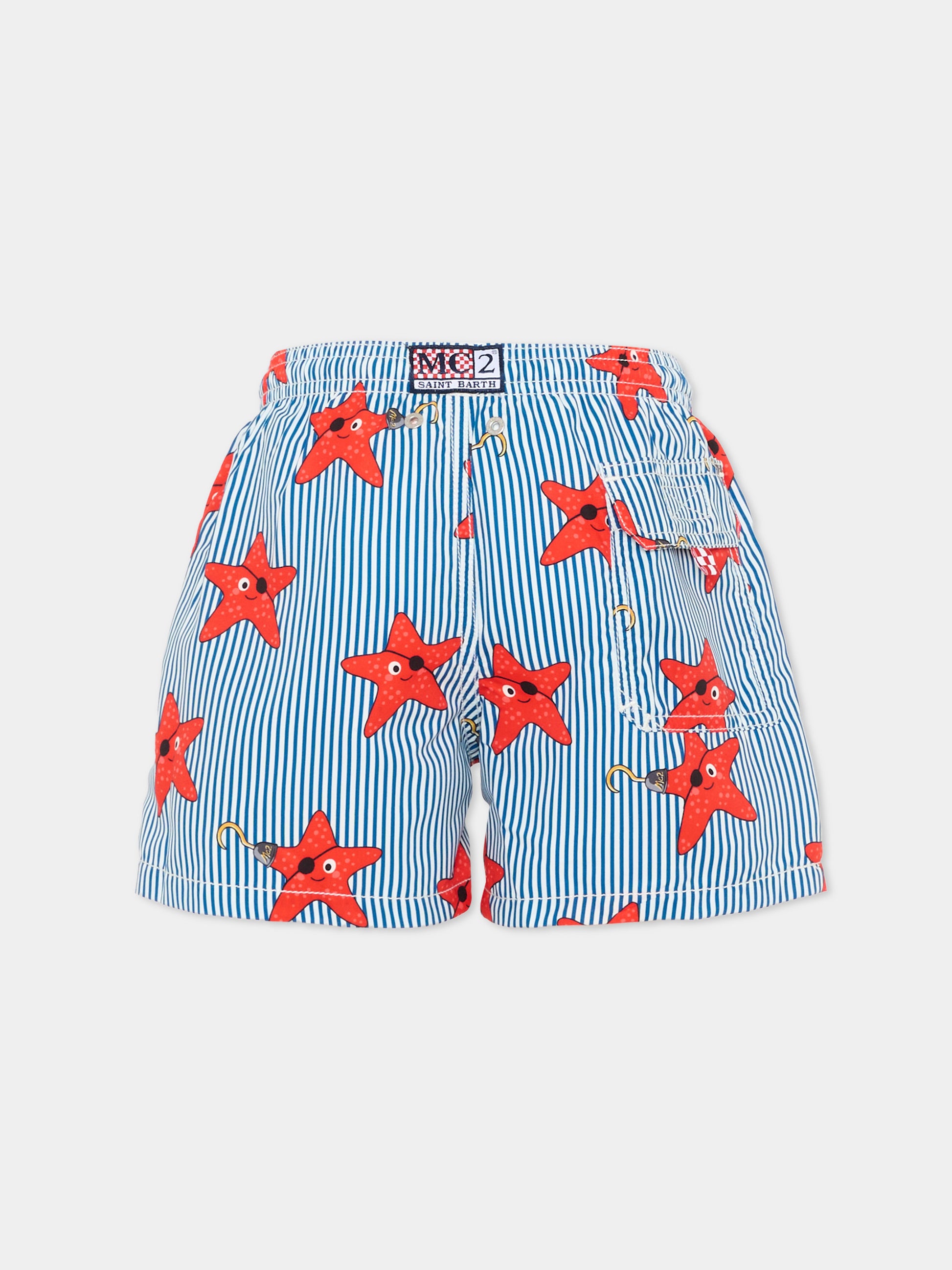 Boxer mare blu Jean per bambino,Mc2 Saint Barth,JEA0001 02044L