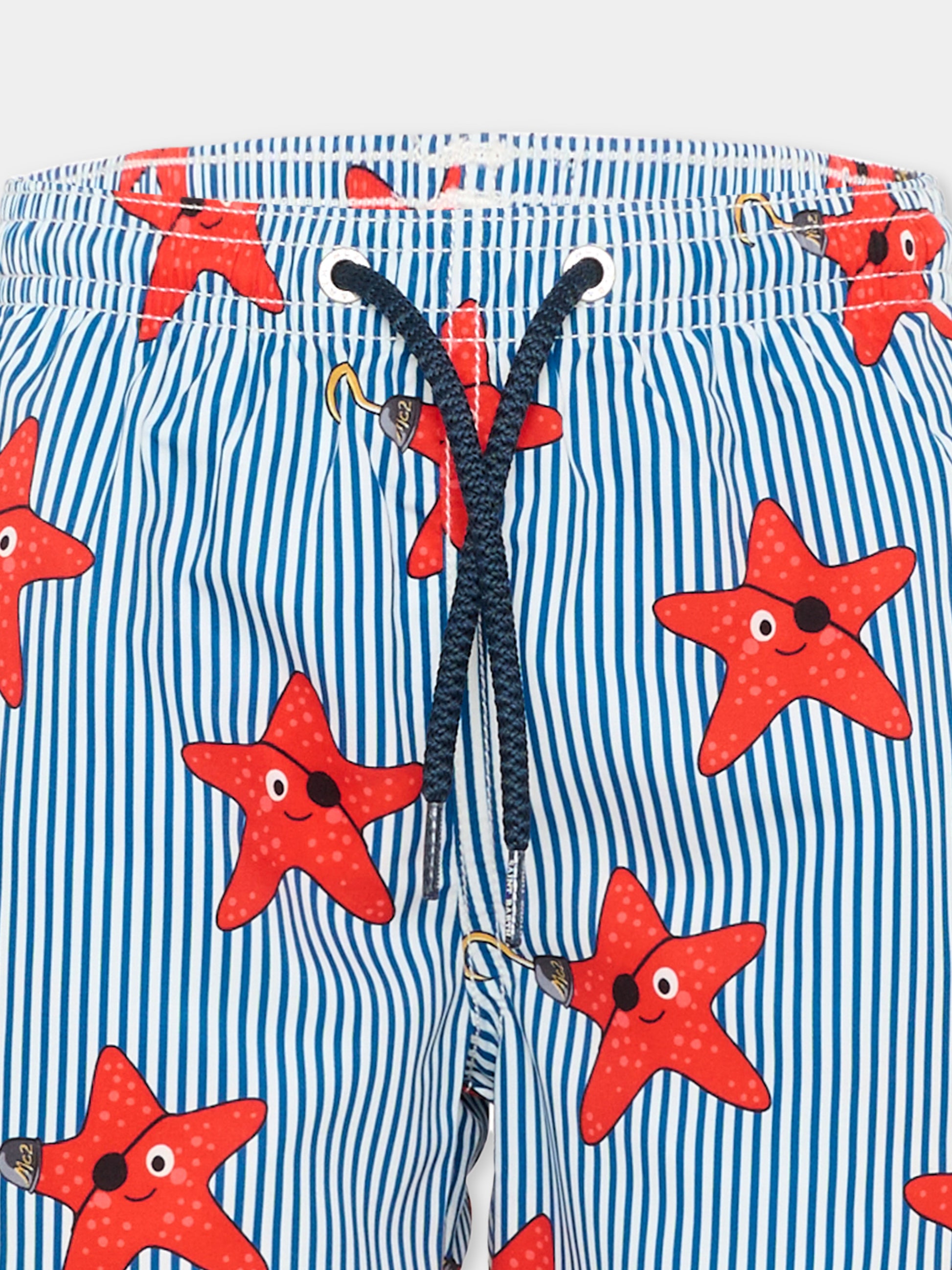 Boxer mare blu Jean per bambino,Mc2 Saint Barth,JEA0001 02044L