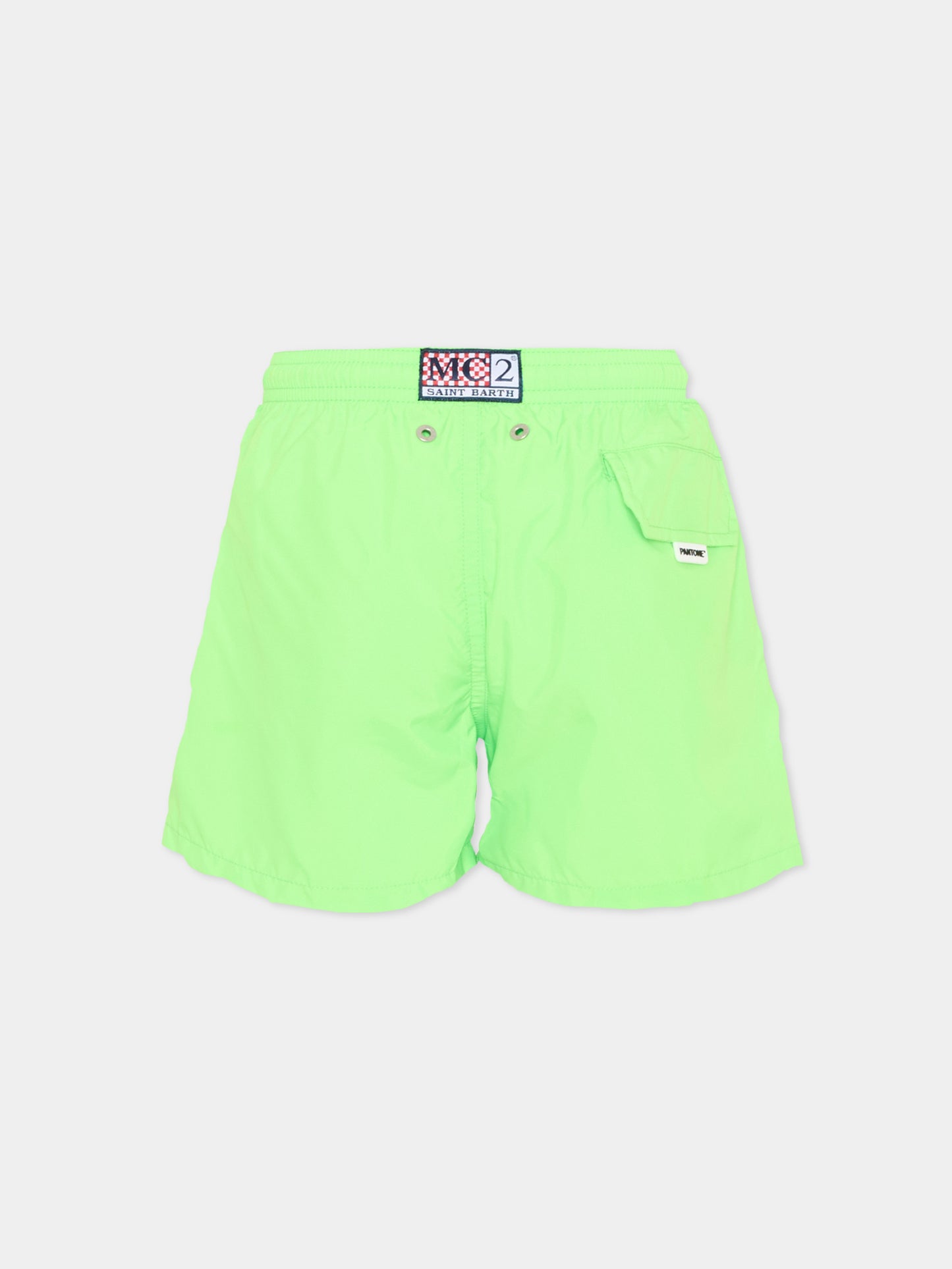 Boxer mare verde  Jean Lighting Pantone  per bambino,Mc2 Saint Barth,JEA0012 01677L