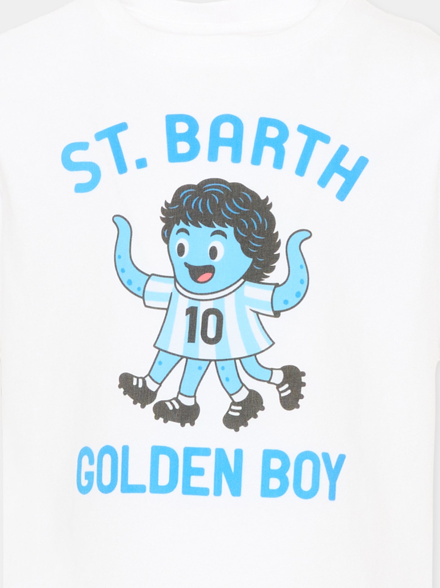 T-shirt bianca Denver Jr per bambino,Mc2 Saint Barth,DNV0001 01959L