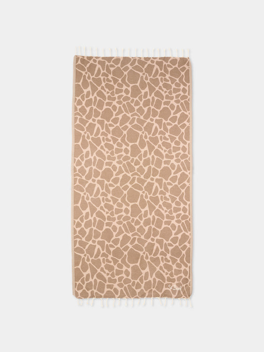 Telo mare marrone Foutas J per bambina,Mc2 Saint Barth,FOUT009 01061L