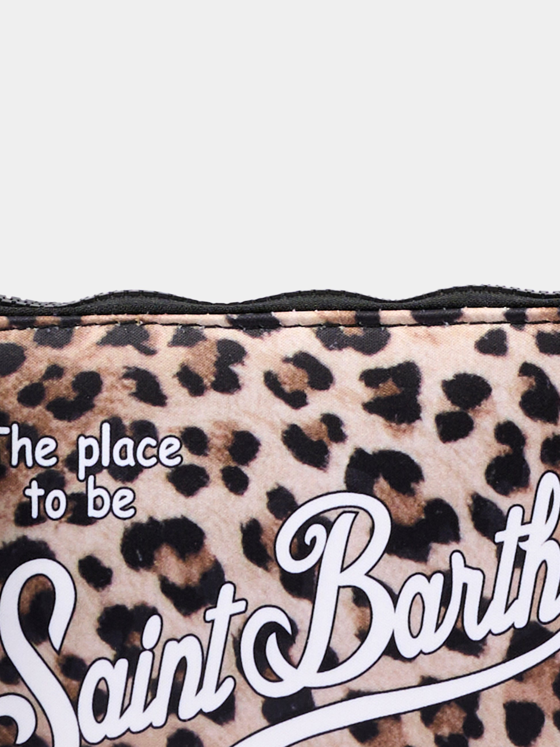 Pochette marrone Aline per bambina animalier,Mc2 Saint Barth,ALIN001 00653L