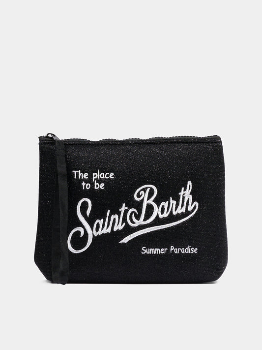 Pochette nera Aline Lurex per bambina,Mc2 Saint Barth,ALI0013 02999L