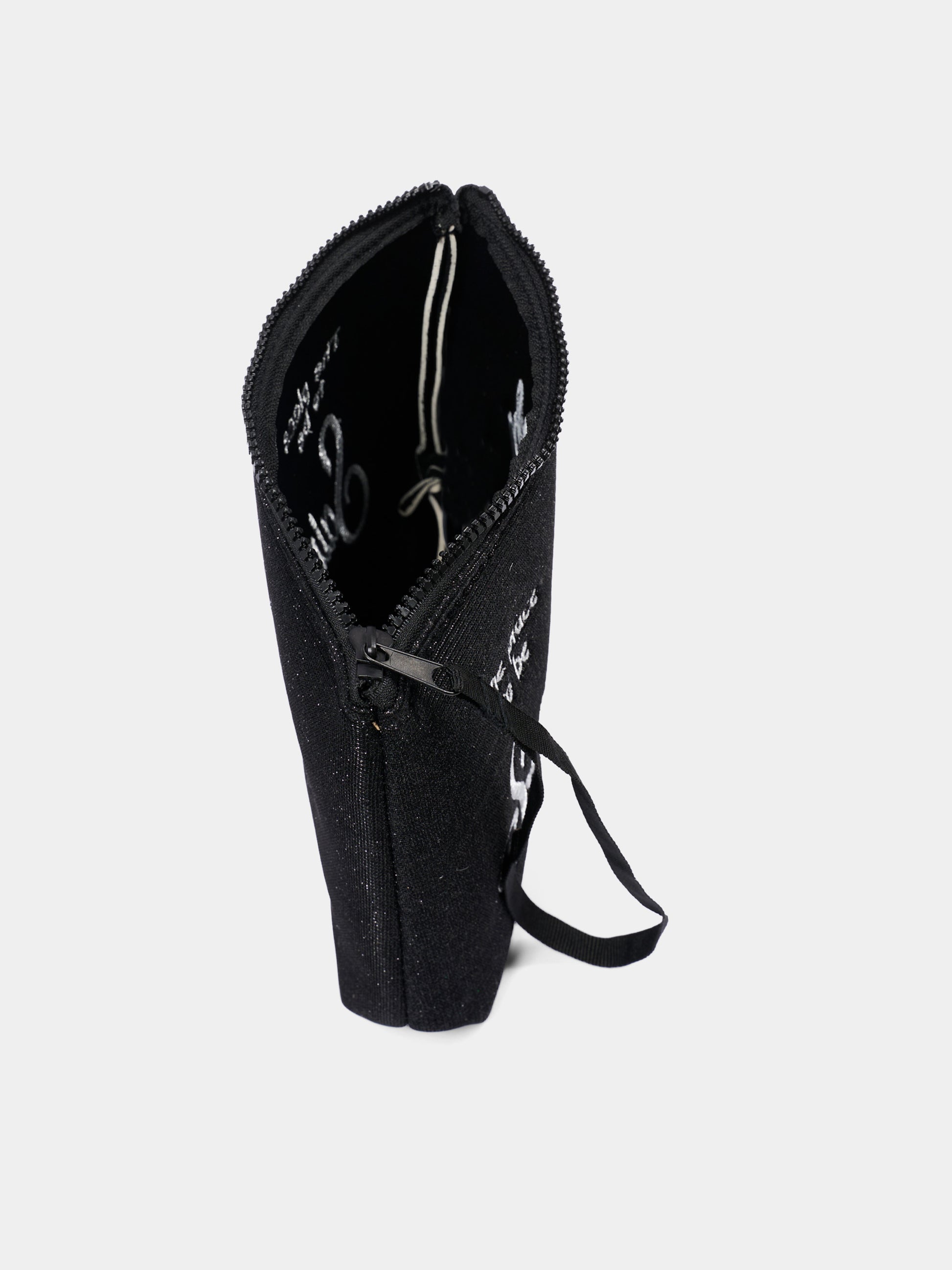 Pochette nera Aline Lurex per bambina,Mc2 Saint Barth,ALI0013 02999L
